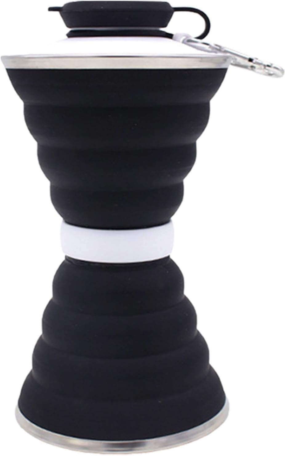 Cup,Leakproof Silicone Cups with Lid - Silicone Cups 500Ml, Portable Drinking Cup for Camping, Hiking, Cycling and More image number 3