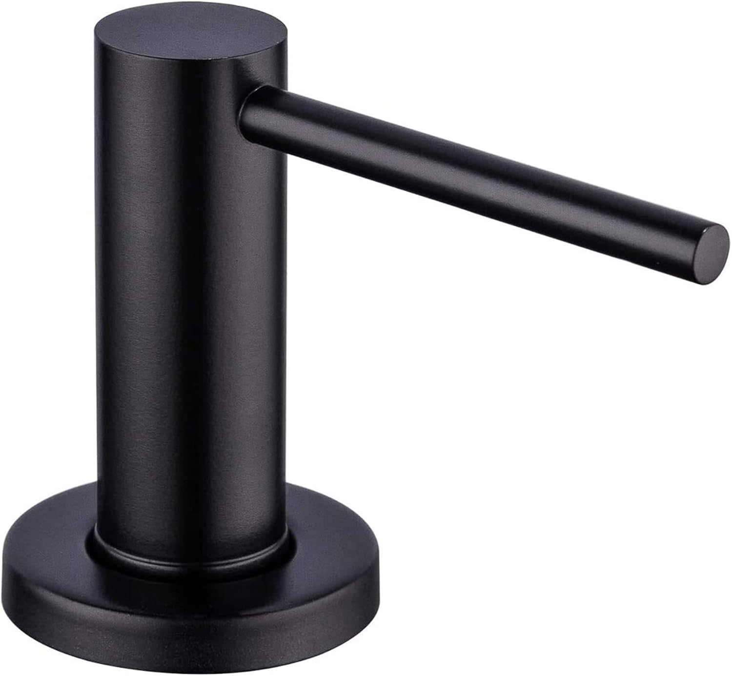 Maizoon Soap Dispenser for Kitchen Sink Brushed Stainless Steel Press Type Countertop Pump Hand Lotion Built in Bottle Multifunctional Use Durable Easy to Install and Clean image number 2