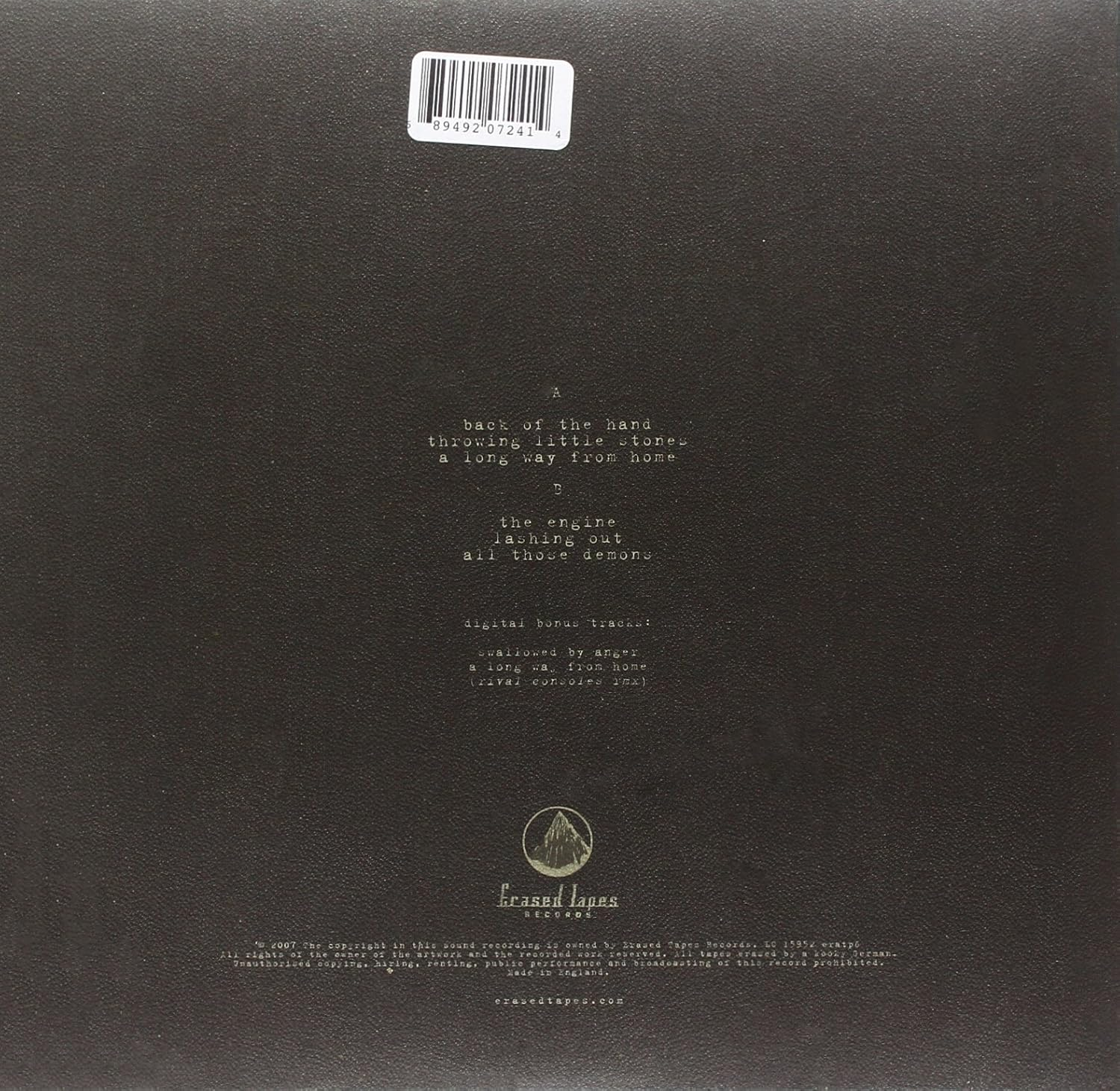 Chapter One Long Way from Home - Vinyl, Ep, Import, 12 May 2009 image number 3