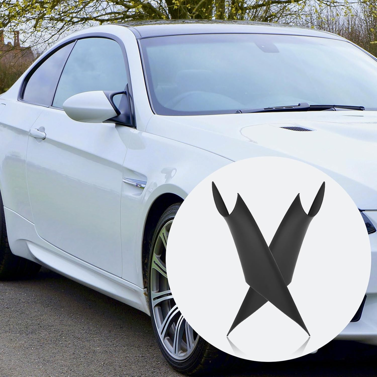 Gosknor Interior Door Pull Handle Covers Replacement, Door Handle Covers for 3 Series 320 328 330 & 4 Series 428 435 image number 3