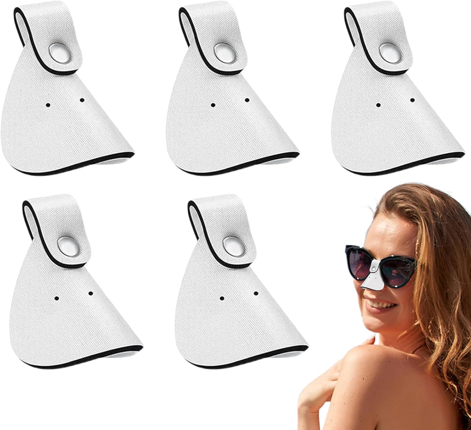 Nose Sun Protection Cover | Outdoor Light Protection Nose Cover for Glasses,Breathable Eye Guard Patch Outdoor Sunshade for Men, Women, Adults, Youth image number 5