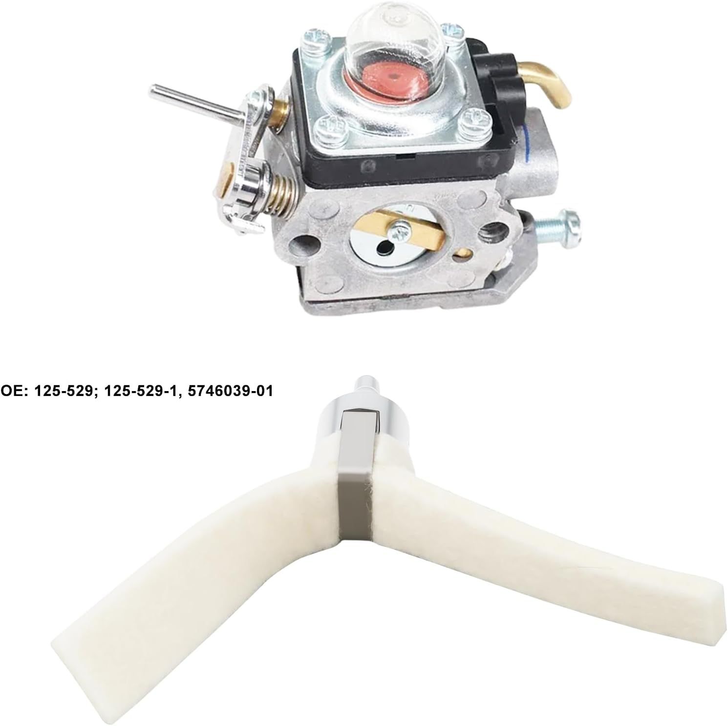 SING F LTD 2Pcs Chainsaw Fuel Filter 125-529 125-529-1, 5746039-01 Compatible with Walbro Compatible with Husqvarna image number 2