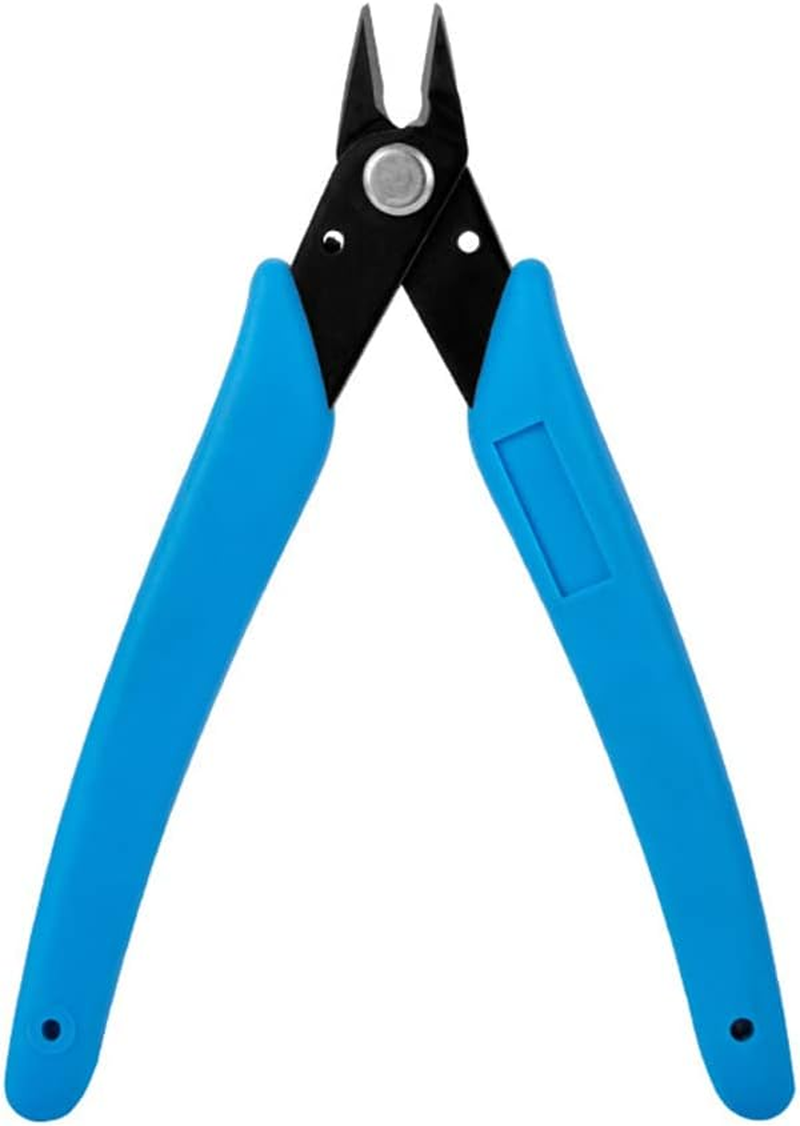 AKOAK 1 Pack Stainless Steel Nail Art Scissors, Rhinestone Remover, Metal Chain, Cutter, 5" Diagonal Pliers, Manicure Tools