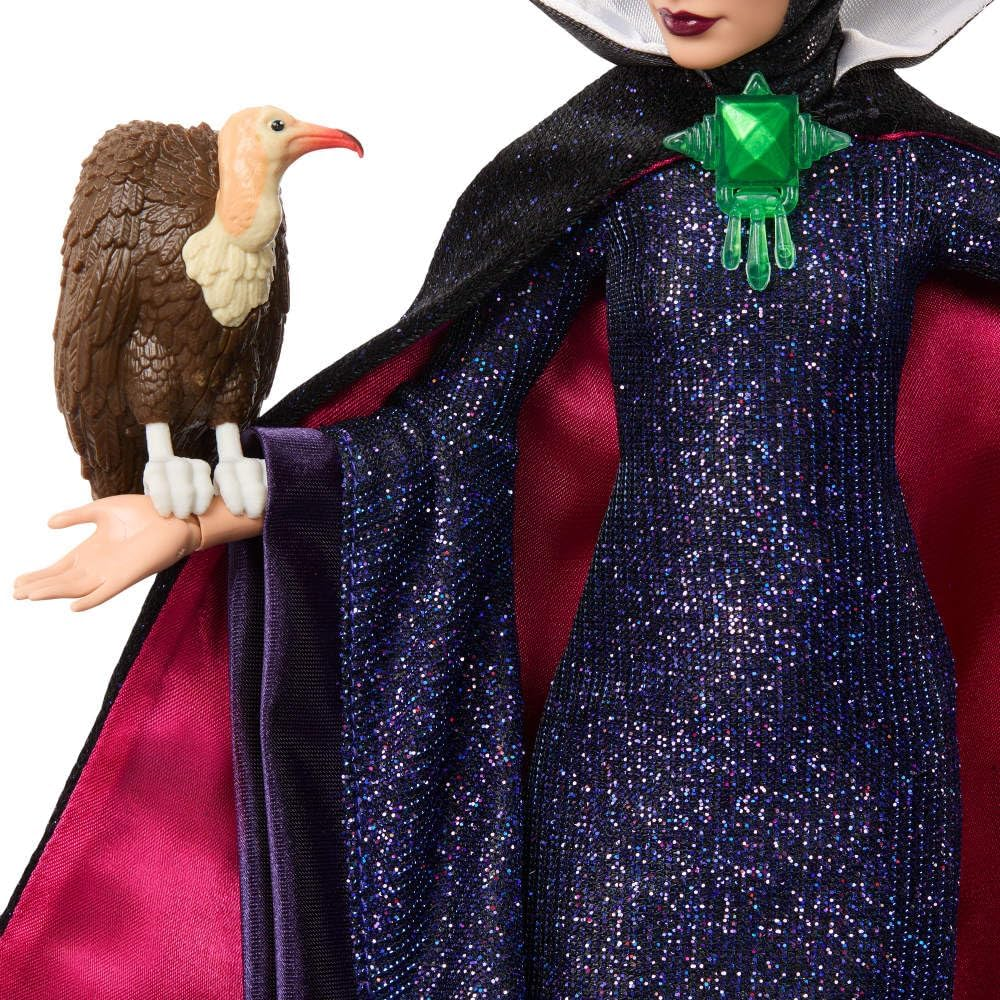 Disney Princess Collector Evil Queen Collectible Fashion Doll in Signature Clothing Inspired by Disney Snow White Movie, Gifts for Kids & Collectors