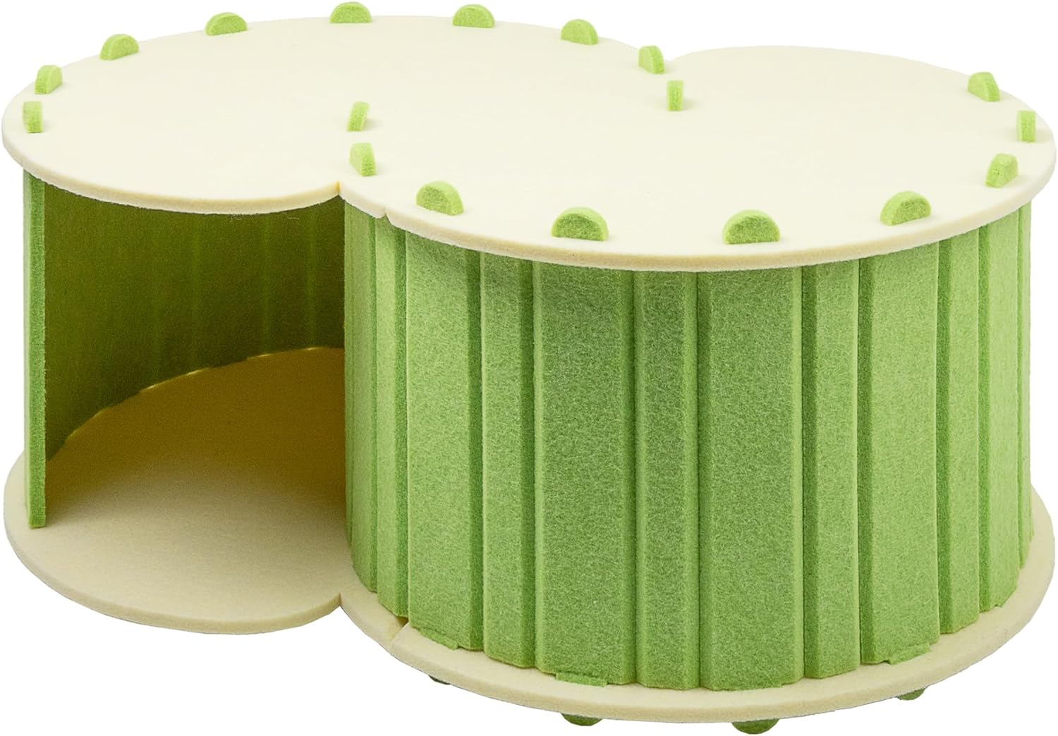 MSBC Cat Claw Sharpener, Felt House for Dogs, All Seasons, Flocked Labyrinth, CC Tunnel, Assembleable, Cute, Lightweight, Durable, Convenient Storage, Size 23.2 X 15.7 X 9.8 Inches (59 X 40 X 25 Cm image number 5