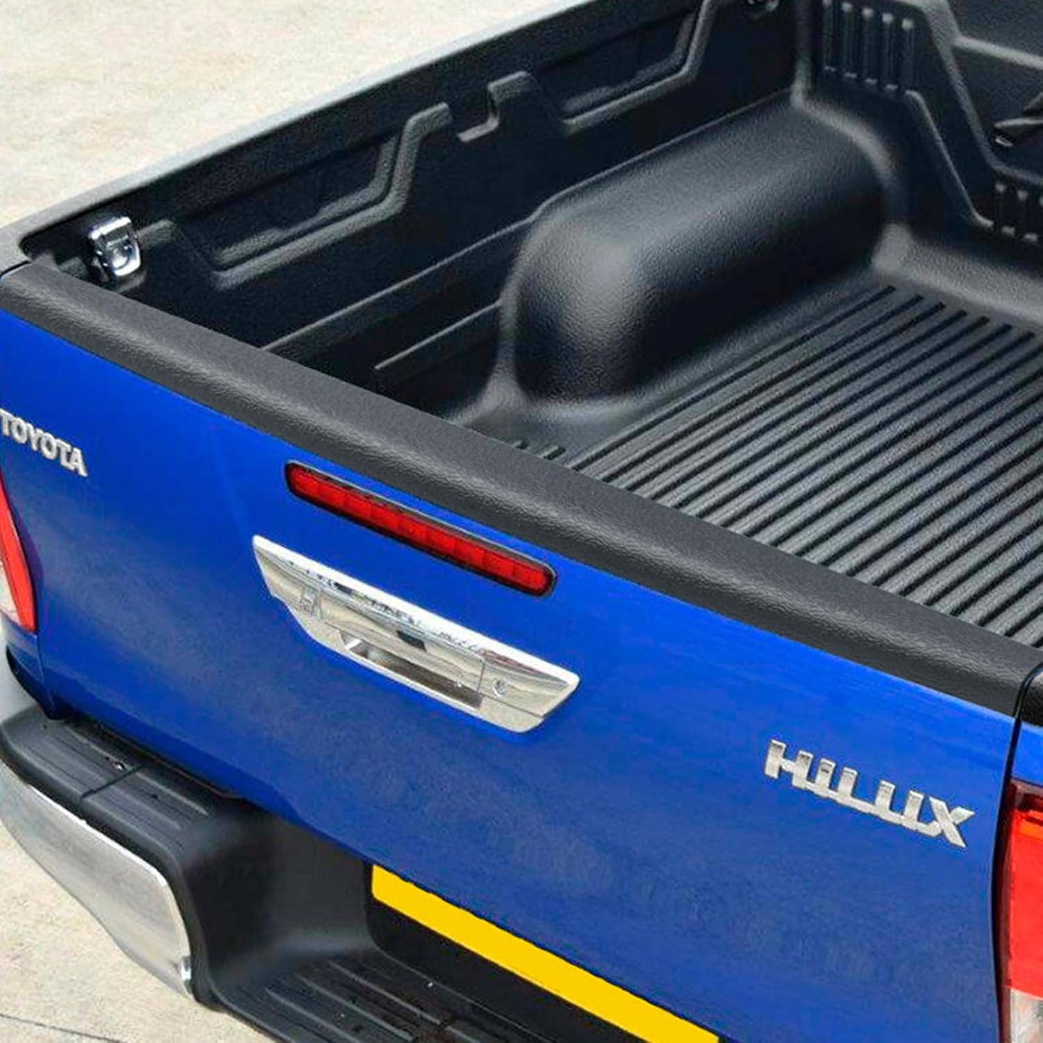 Tailgate Protector Rail Cover Guard for Toyota Hilux 2015-2020 N80 Revo Accessories, Textured Matte Black Rear Tailgate Cover Cap Trim, 1PC image number 1