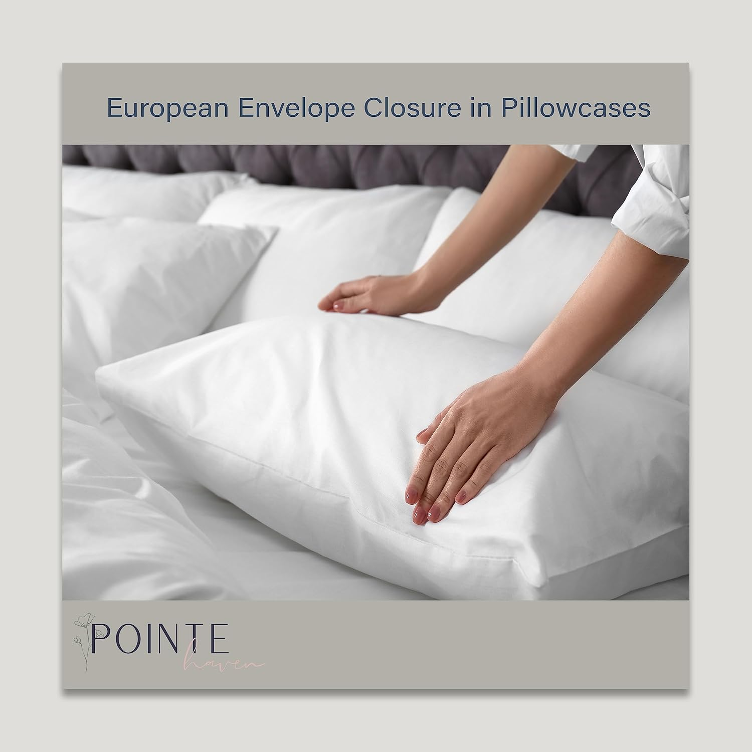 Pointehaven Bedding 3 Pieces Twin XL 100% Cotton Percale Sheets- Printed Bed Sheet & Pillowcase Sets- Soft Cotton Bed Sheets Set- Fits Mattress 18 Inches Deep Pocket (Twin XL, Cedar) image number 5