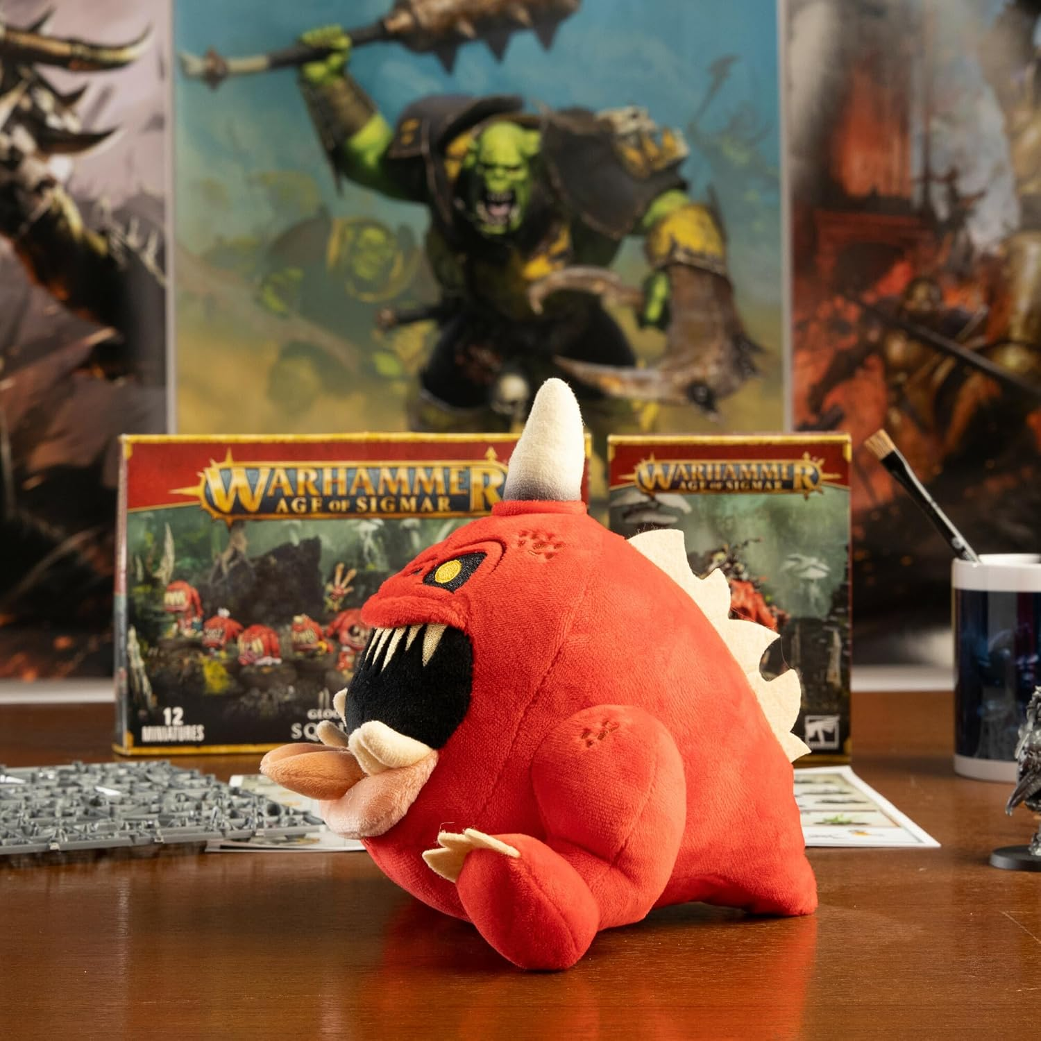 Tomy Warhammer Plush Gnasha-Squig Toy. 20 Cm Size