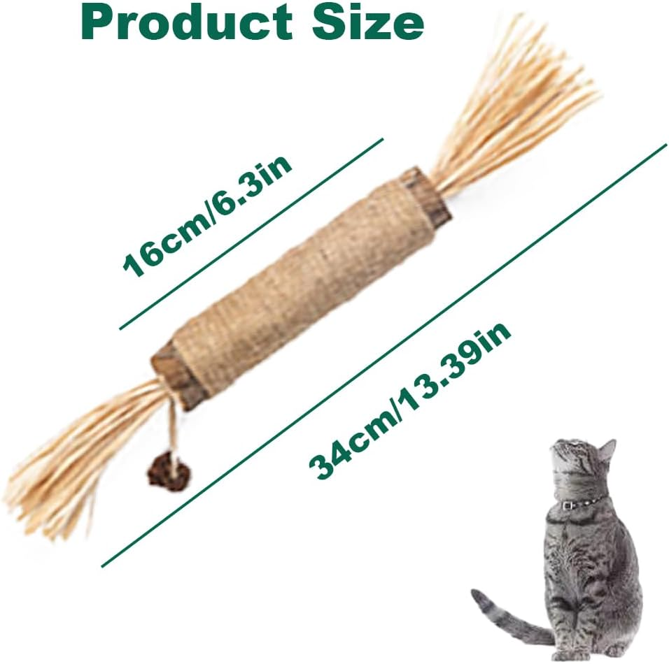 Huge Silvervine Sticks Cat Toys, Large Natural Catnip Kittens Chew Toy for Teeth Cleaning,Big Catmint Blend Stick, Dental Kitty Chews for Indoor image number 1