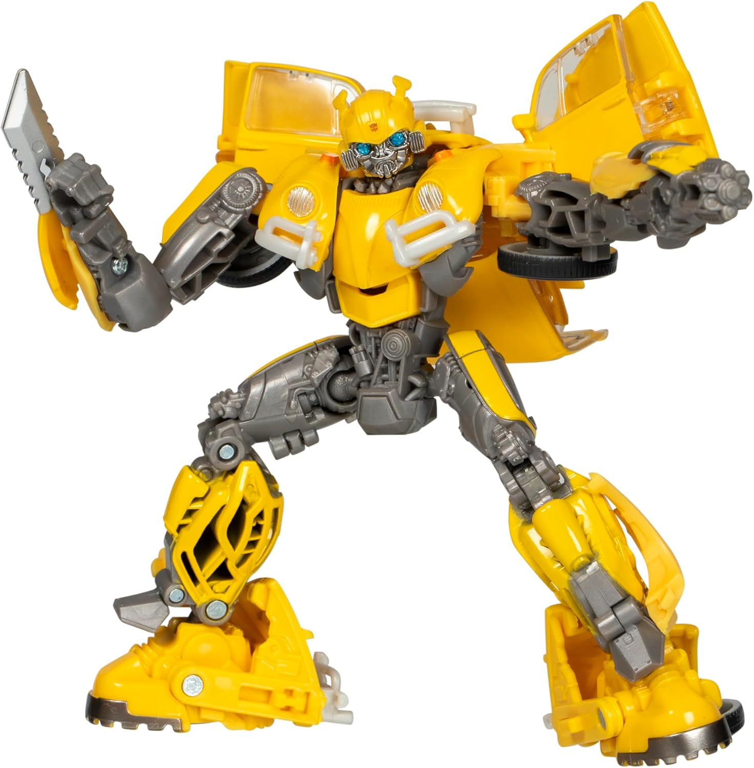 Transformers Toys Studio Series Deluxe Class Transformers: Bumblebee 117 Bumblebee 4.5-Inch Converting Action Figure, Robot Toy for Ages 8+ image number 3