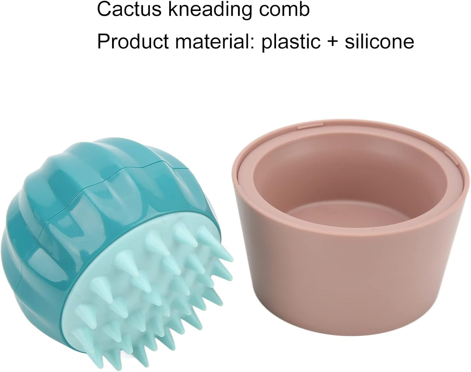 Dog Shower Brush, Cactus Pet Massage Dog Hair Comb Open Knot to Remove Floating Hair Brush, Dog Bath Brush Dog Grooming Brush for Short Long Haired Dogs and Cats