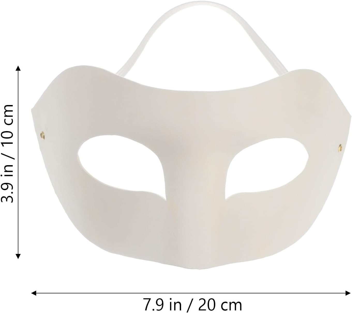 Alasum 30 Pcs DIY Pulp Mask DIY Crafts Bulk Kids Toys Prom Mask Blank Painting Masks Unpainted Masquerade Masks White Plastic Mask a Mask for Masquerade Party for Women Blank Mask Fox