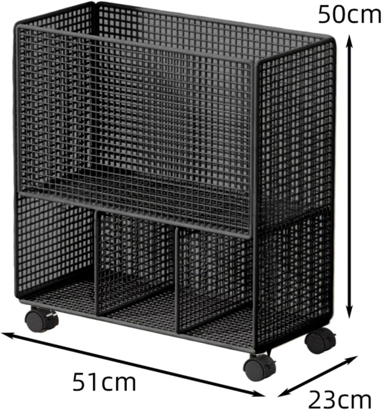 Rockible Yoga Mat Storage Rack, Workout Equipment Storage Organizer, Kettlebells Metal Yoga Mat Organizer Holder, Black image number 1