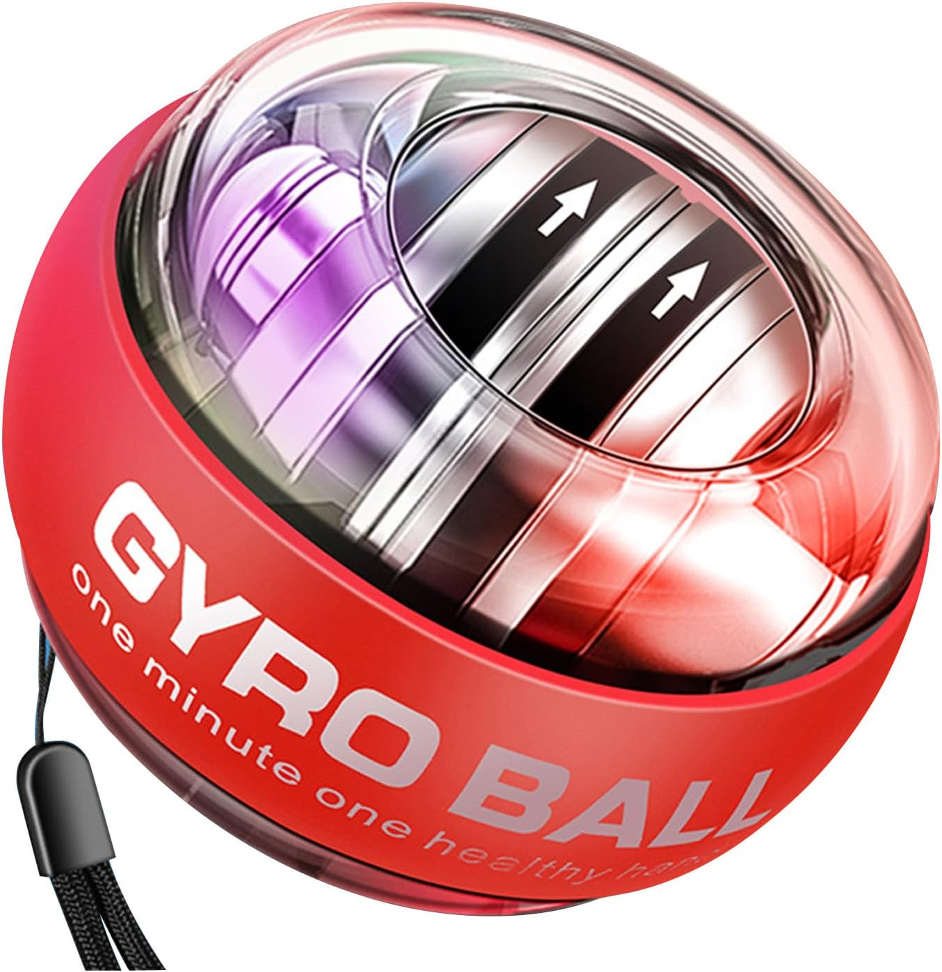 Gyro Ball for Wrist Strengthening and Training, Exerciser Auto-Start Wrist Gyro Ball, Perfect for Strengthen Arms, Fingers, Wrist Bones and Muscles