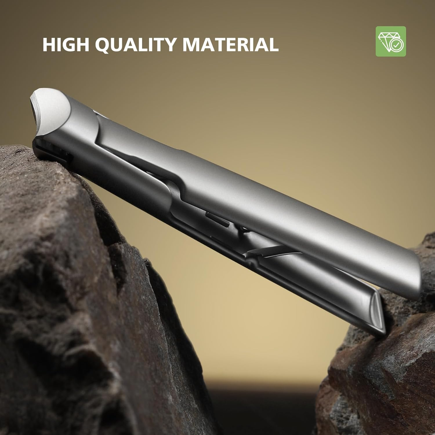 BALUCA 9Mm Wide Jaw Opening Curved Finger Toe Nail Clippers with Catcher - anti Splash Extra Large Toenail Clipper for Thick Nails, Nail Cutter Trimmer for Seniors, Men and Women image number 1