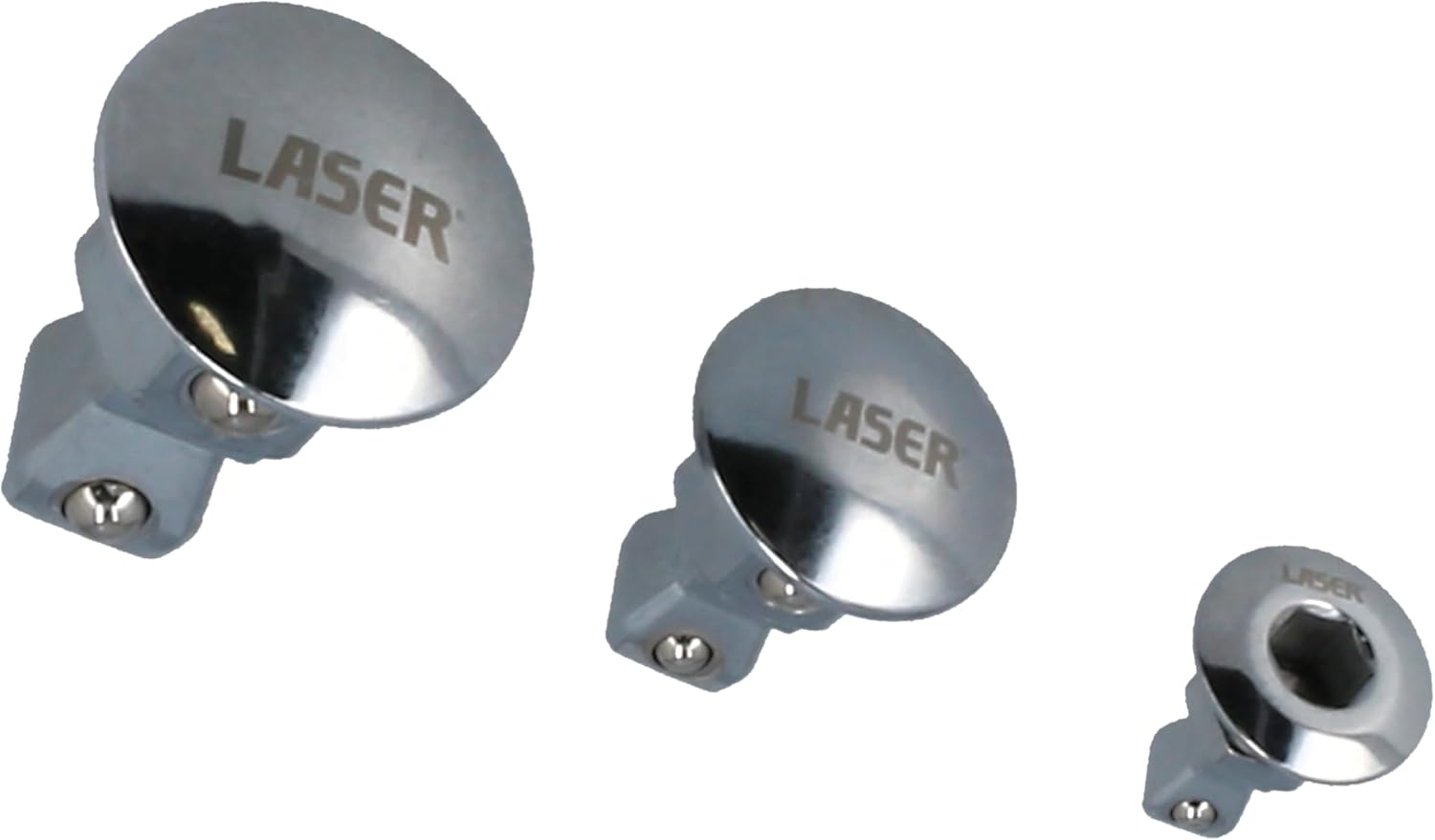 Laser 8944 Ratchet Spanner Adaptors with Wobble Function 3Pc image number 4