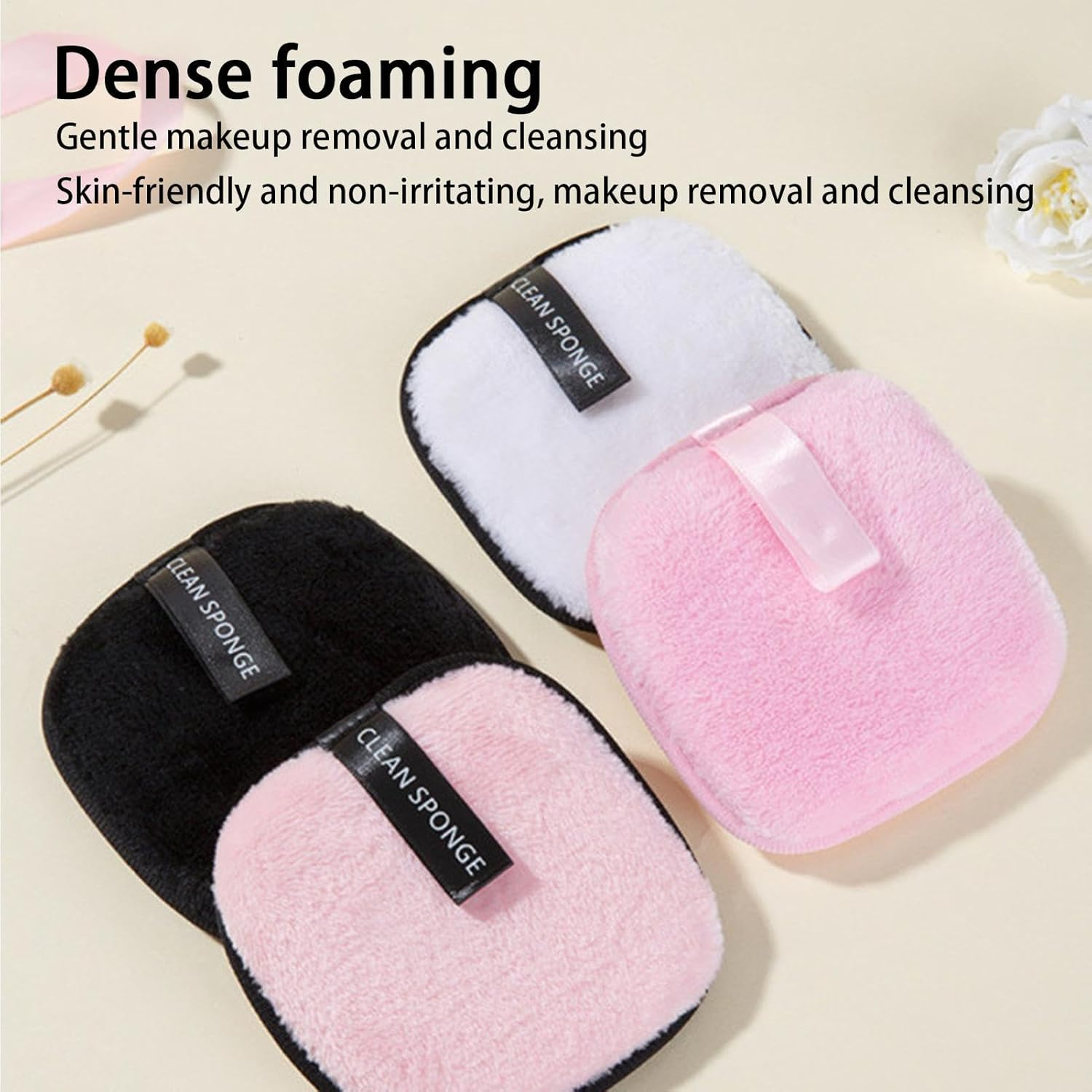 Reusable Face Rounds - 4 Count Facial Cleaning Cloth,Eco-Friendly Washable Face Cleansing Eco Pads for All Skin Types image number 2