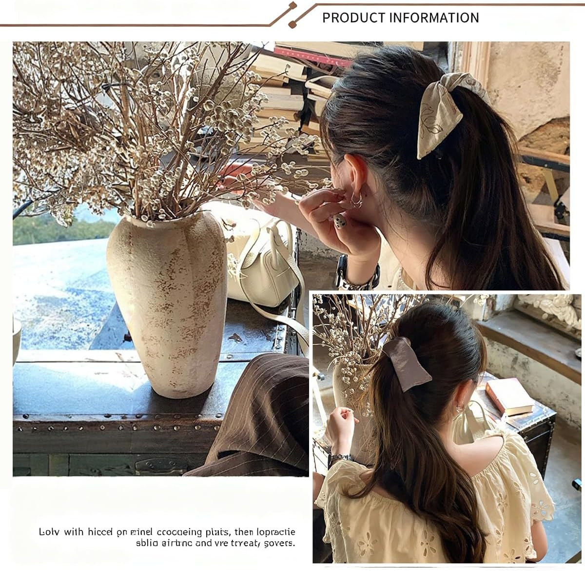 2Ps Hair Clips Women'S Band Vintage Style Duckbill Hair Clips for Styling Rotatable Adjustable Hair Thick & Thin Clips image number 1