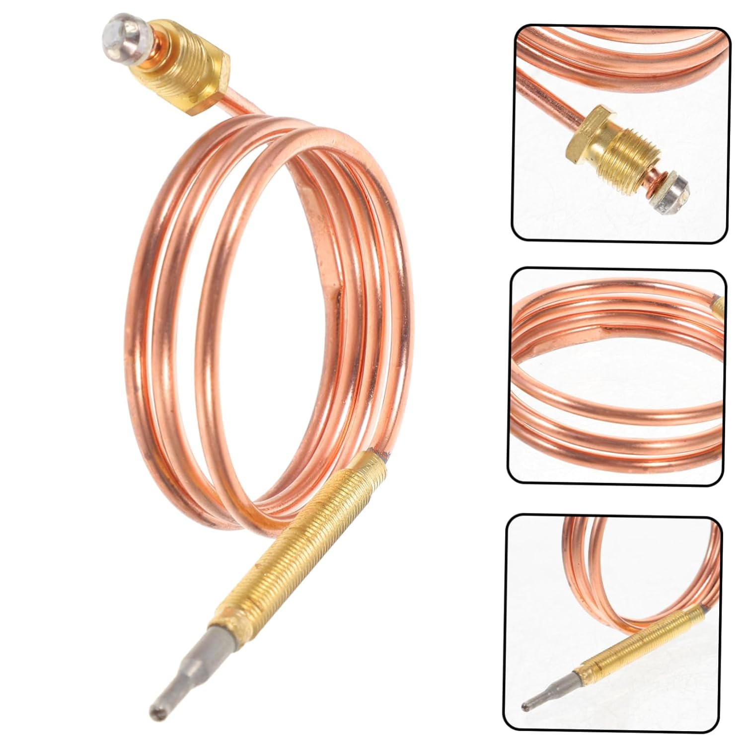 Thermocouple for BBQ Grill and Gas Fireplace Replacement 600Mm Probe Sensor for Oven and Stove Temperature Measurement Universal High-Precision Thermocouple image number 6