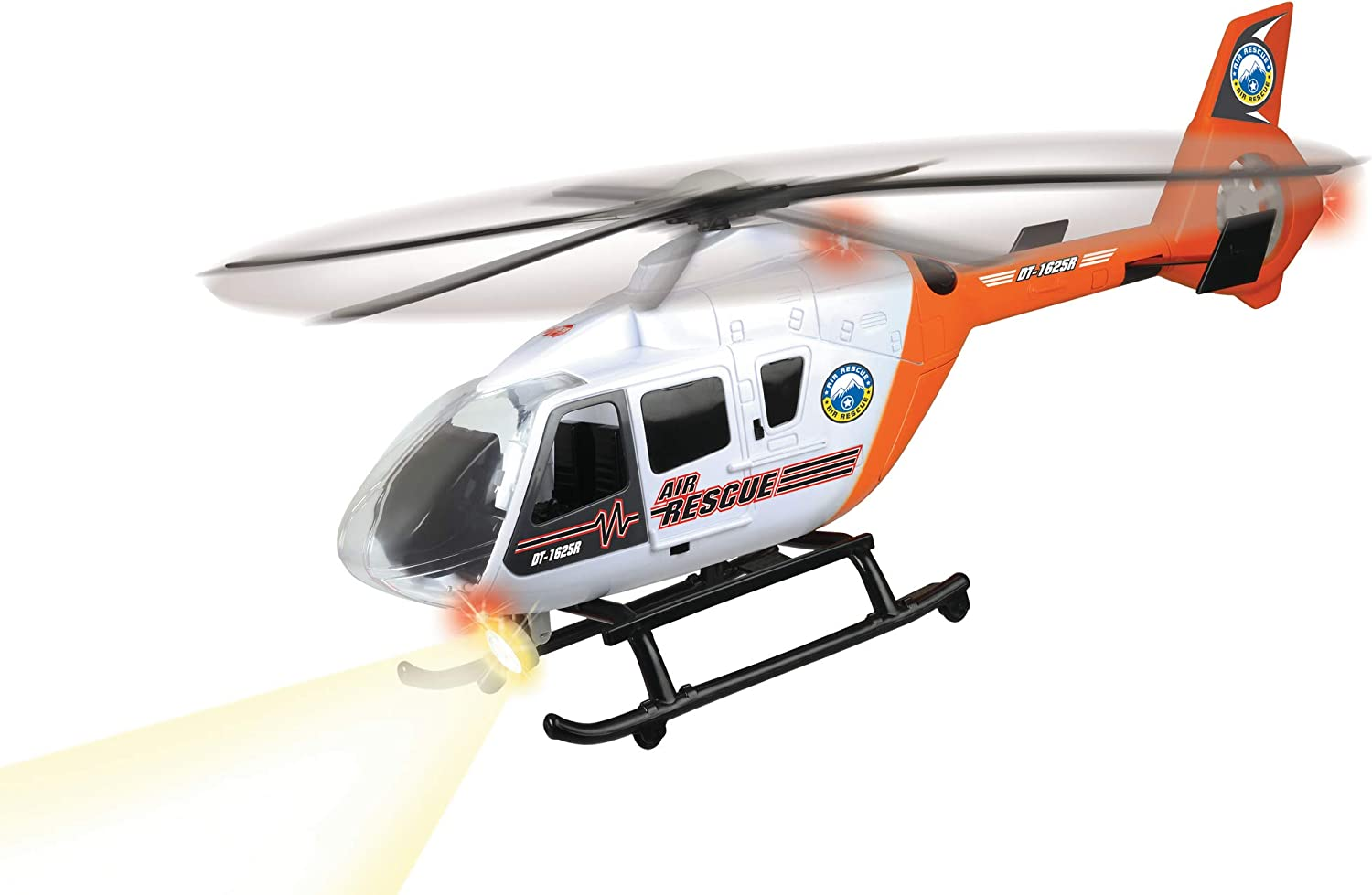 DICKIE TOYS Light and Sound SOS Rescue Helicopter with Moving Rotor Blades, 25" image number 5
