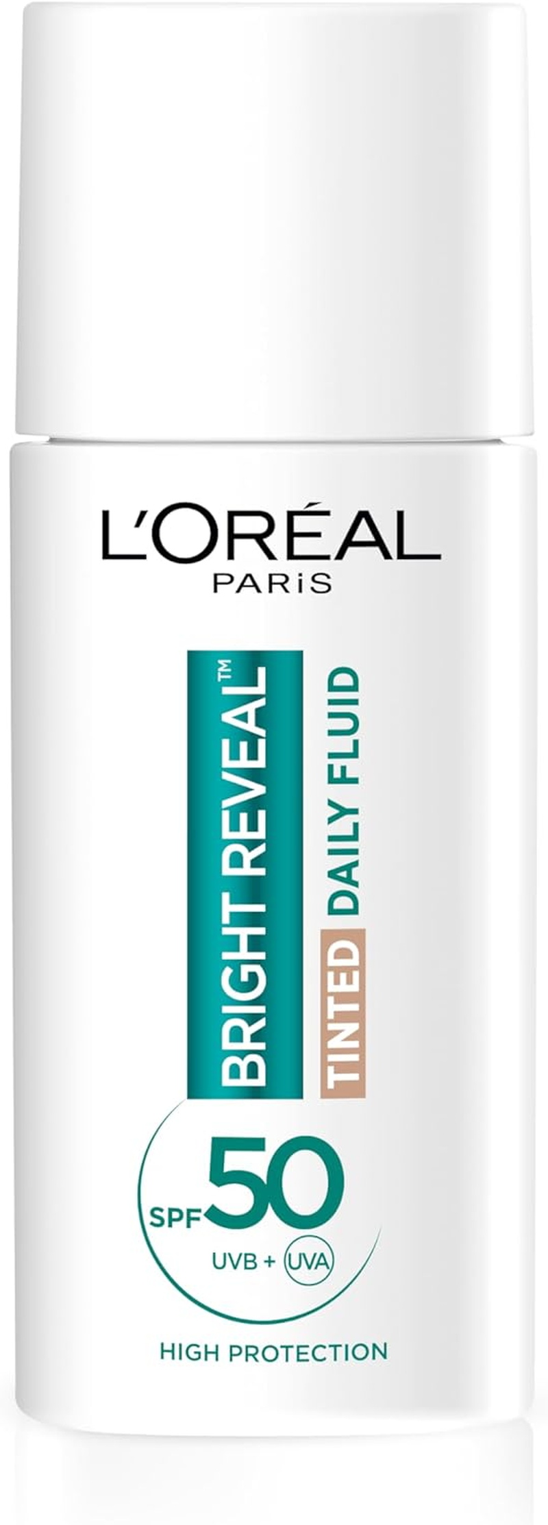 L&rsquo;Or&eacute;al Paris Bright Reveal Tinted SPF 50 Daily Fluid Medium Sunscreen 50 Ml image number 1
