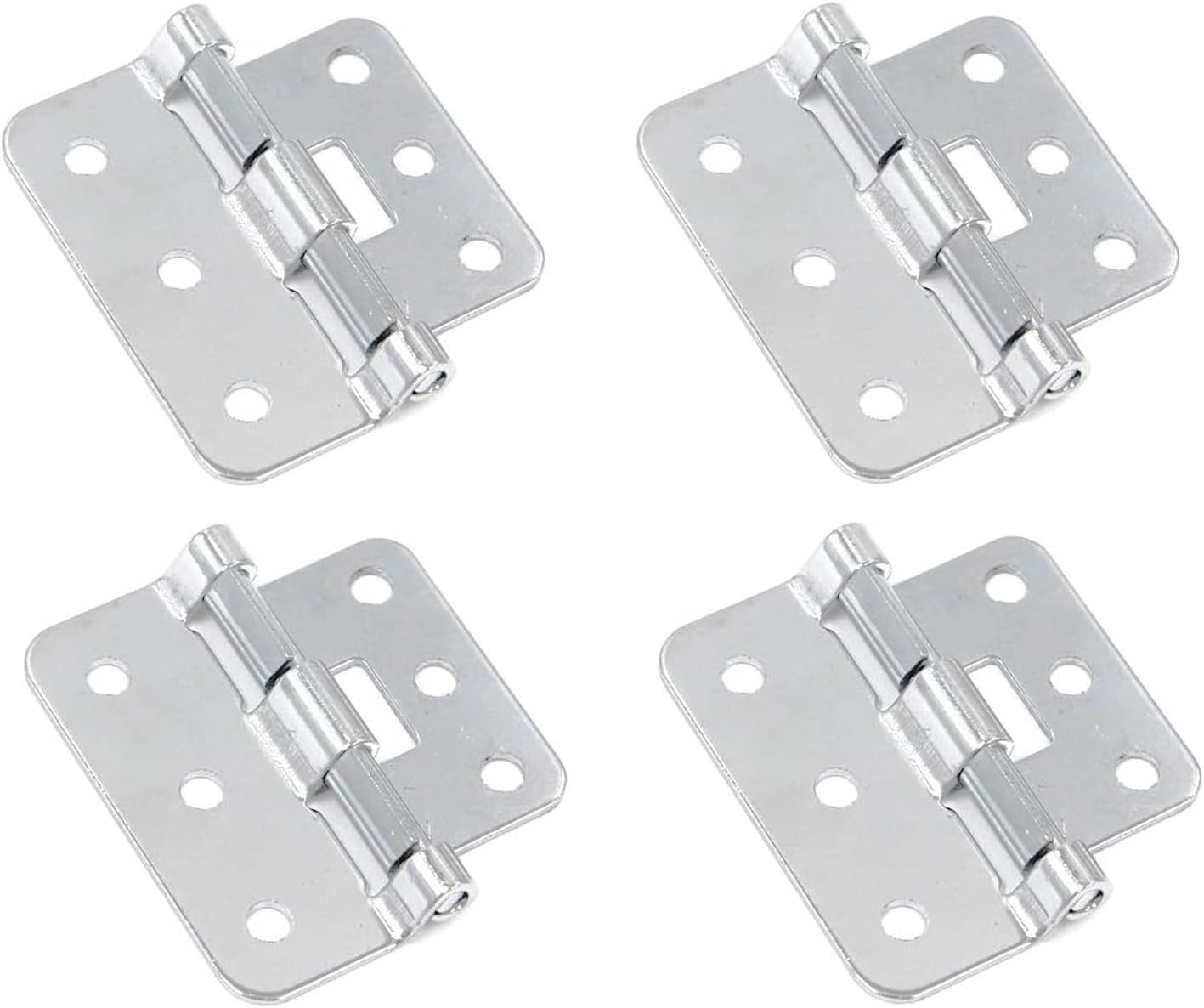 SQXBK 4PCS Silver Take-Apart Hinges, Lift off Hinge for Flight Case, Door Removable Hardware, Detachable 56Mm