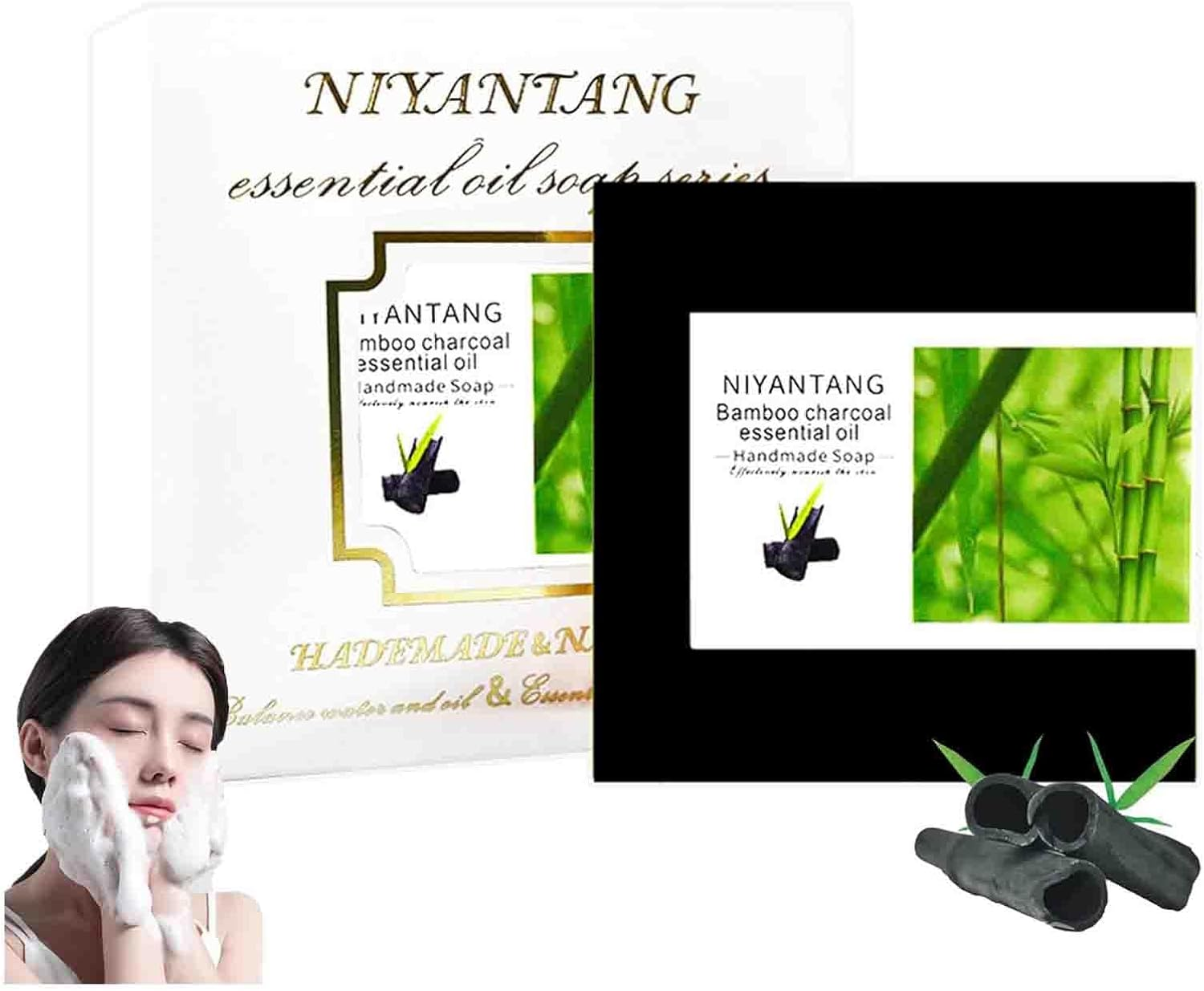 Niyantang Soap, Niyantang Turmeric Soap, Niyantang Rose Soap, Body Soap Bar, Gentle Cleanser Soap, Handmade Niyantang Rose Soap Bar, Niyantang Rose Essential Oil Handmade Soap (E)