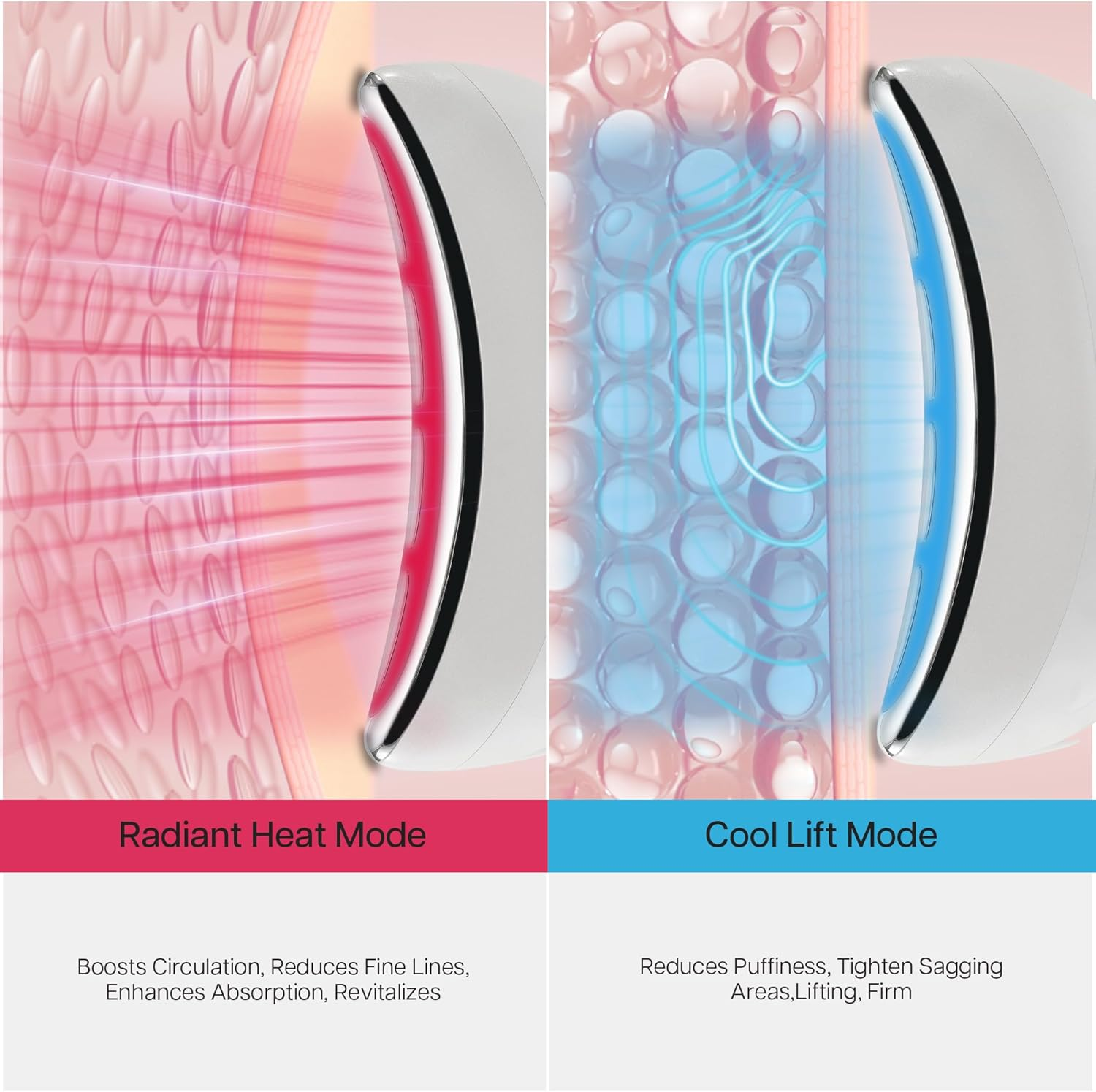 VRAIKO APOLLO Neck Lifting Massager, Microcurrent Face Neck Sculpting Device with Dual-Action LED Care, IP65 Waterproof, for Contouring, Enhanced Absorption, Radiance and Elasticity image number 4