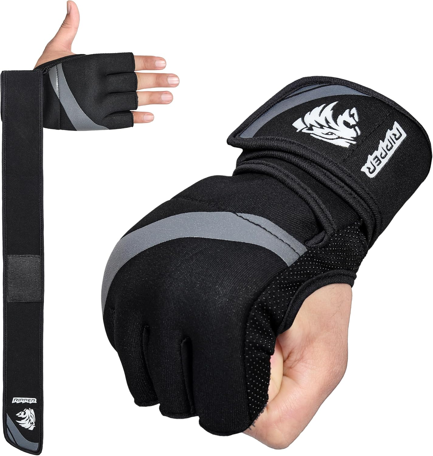 Boxing Inner Gloves Neoprene Wrist Support Padded Gel Wraps Hand Protection Boxing Bag Hand Wraps for Punching MMA Martial Arts Muay Thai Speed Bag Training &ndash; under Mitts image number 3