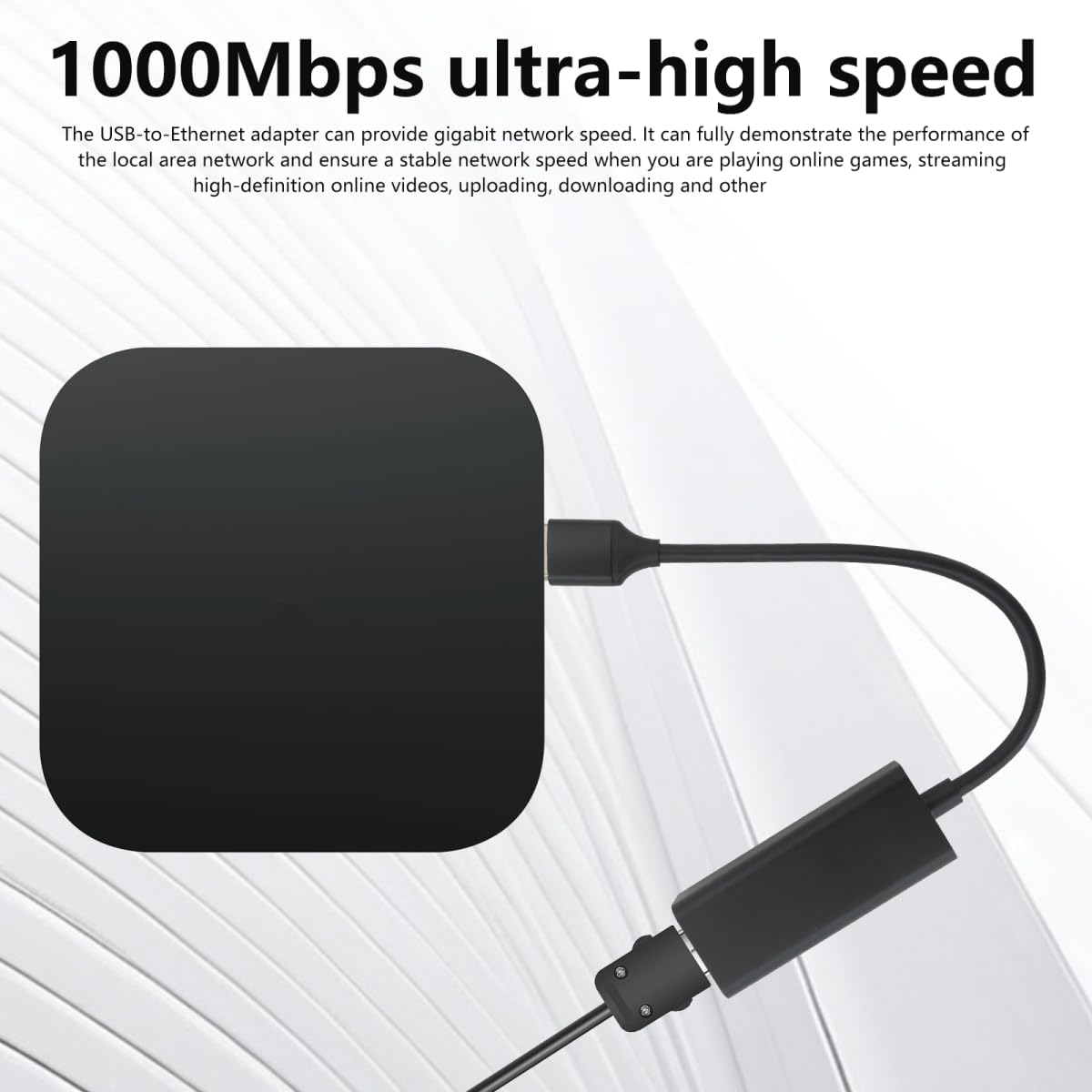 USB 3.0 Gigabit 1Gbps Ethernet LAN Adapter, USB to RJ45 Network LAN Converter 1000Mbps, Plug and Play Installation image number 3