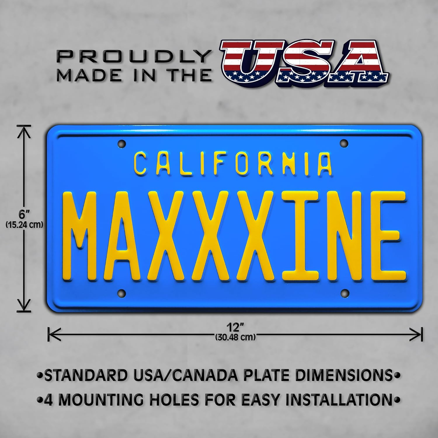 Maxxxine | Mia Goth | Metal Stamped License Plate image number 2