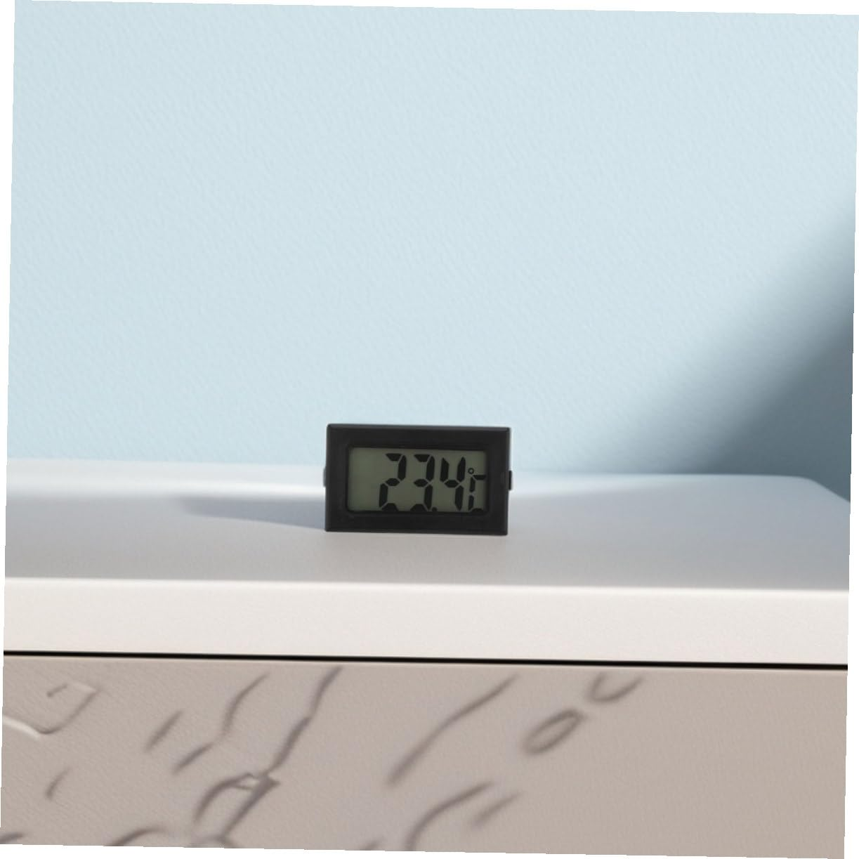 Totority 6Pcs Digital Thermometer for Temperature Car Greenhouse Home Office Bathroom Garage Space-Saving Embedded Display image number 6