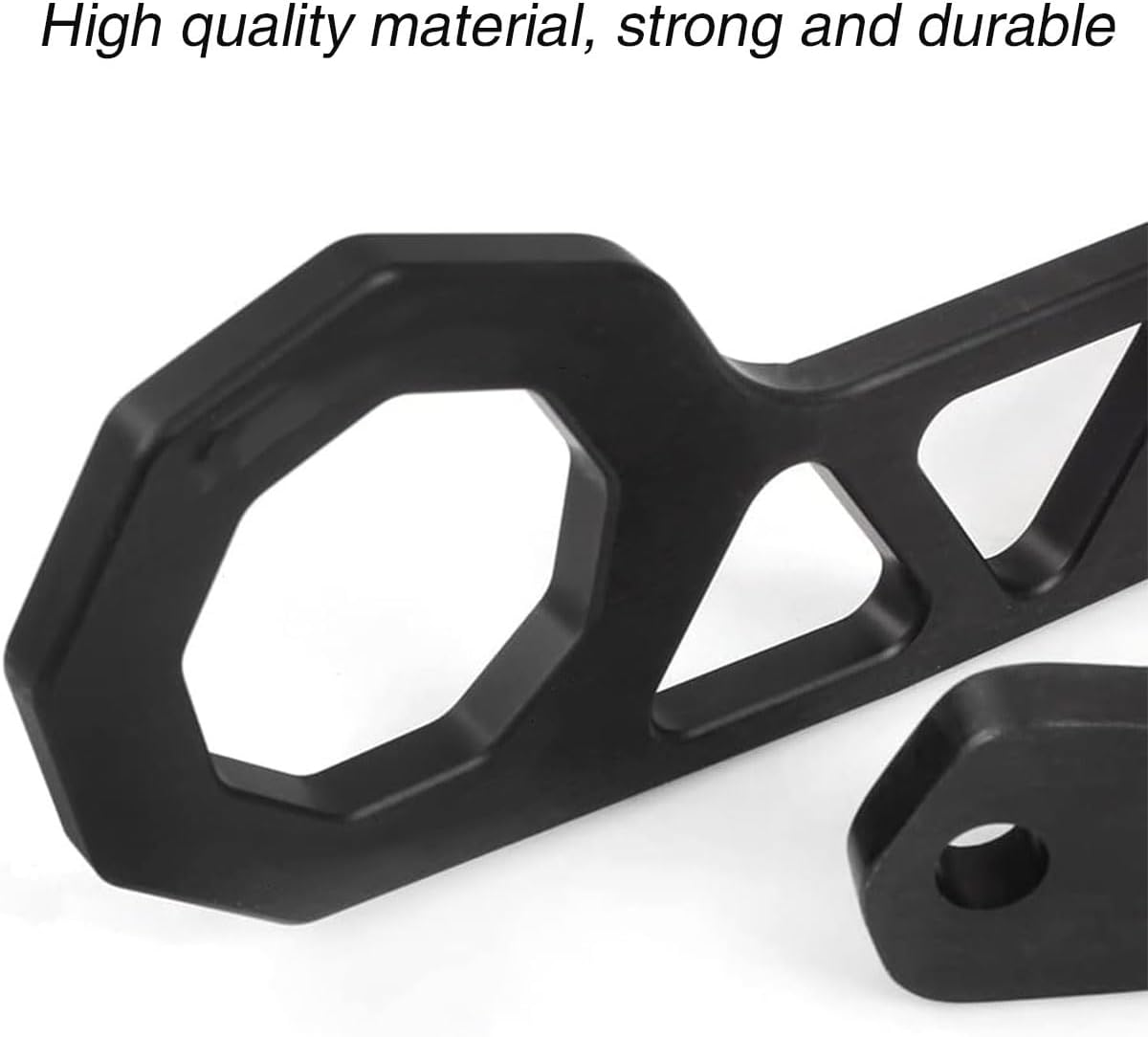 AIMALL Universal Rear Tow Hook Heavy Duty Alloy Car Bumper Towing Ring with Mounting Kit, Anodised Red or Black Colour for Vehicle Trailer Recovery or Styling Upgrade - Red image number 4