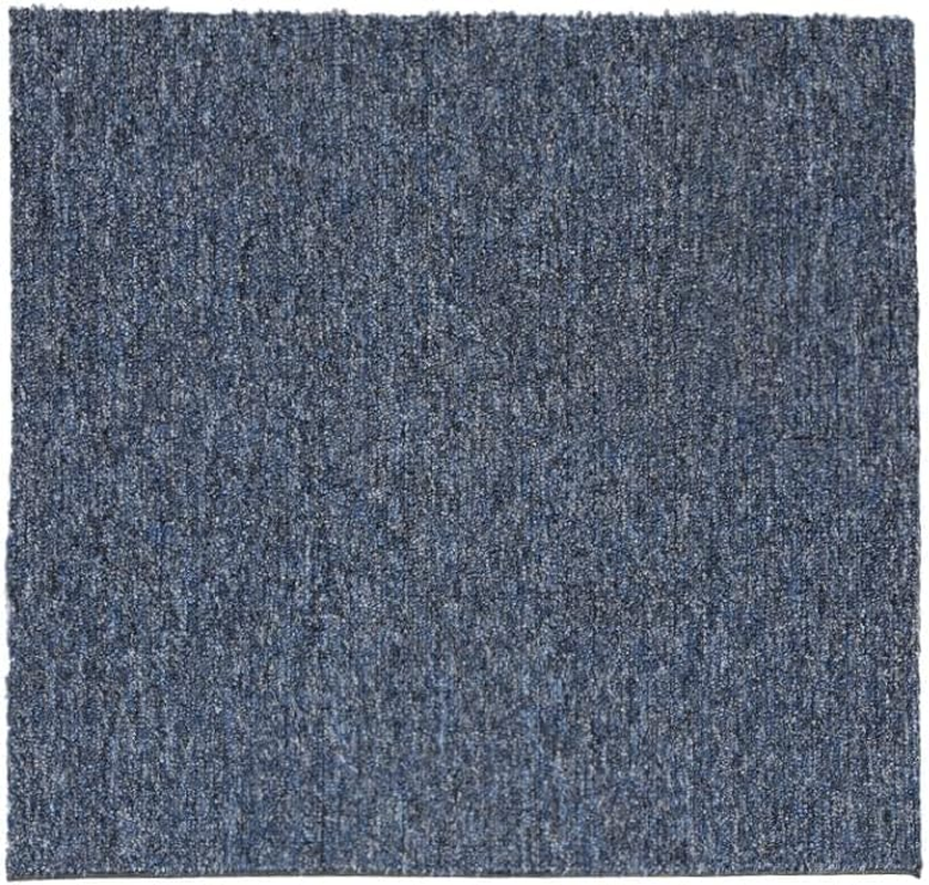 Marlow 20X Carpet Tiles Area Rugs 5M2 Box Heavy Commercial Retail Non-Slip Backing Protector Mat Office Home Flooring Soft Mildew Stain Resistant(Black)