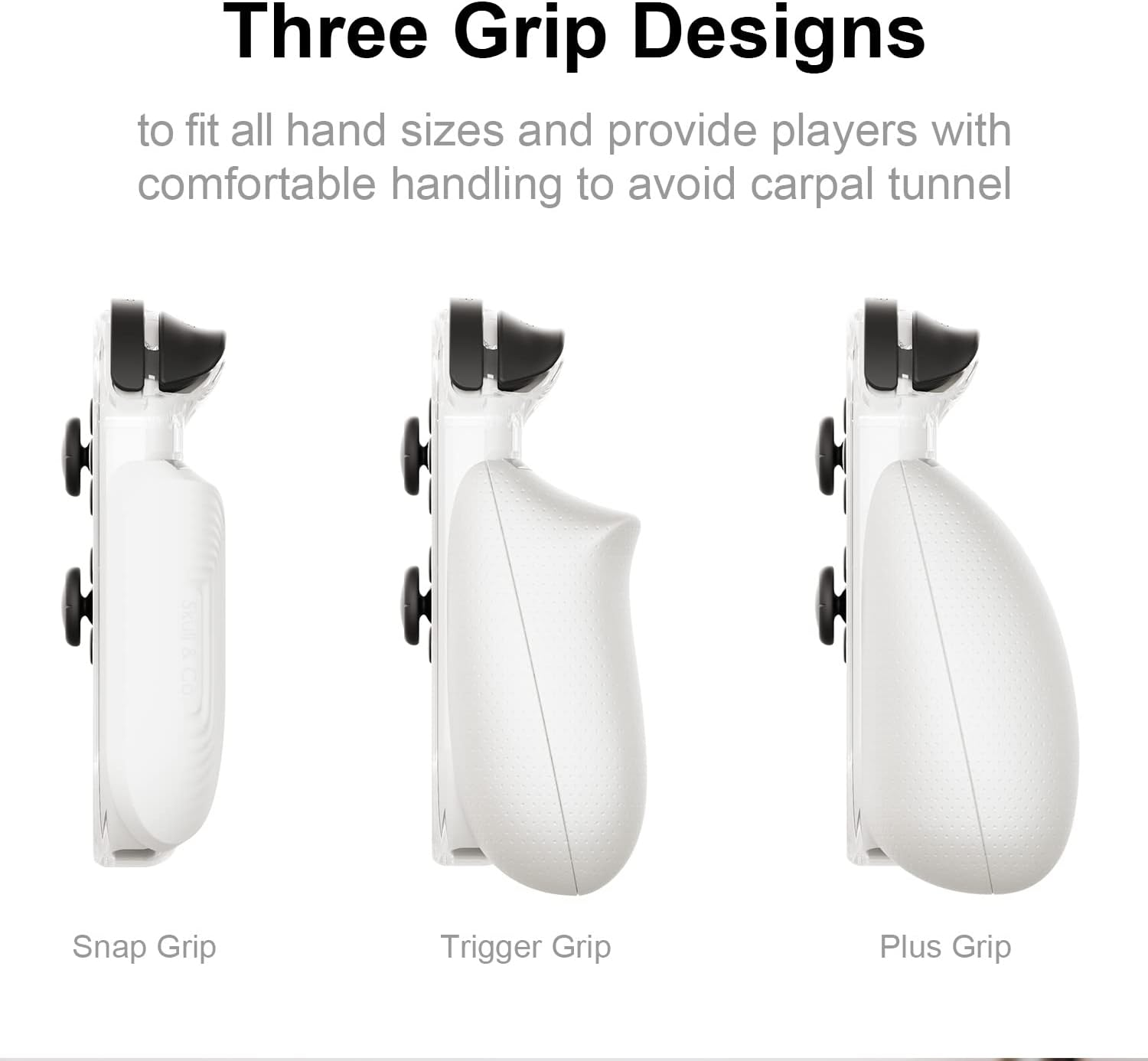 Skull & Co. Gripcase Bundle for Nintendo Switch OLED (White) image number 4