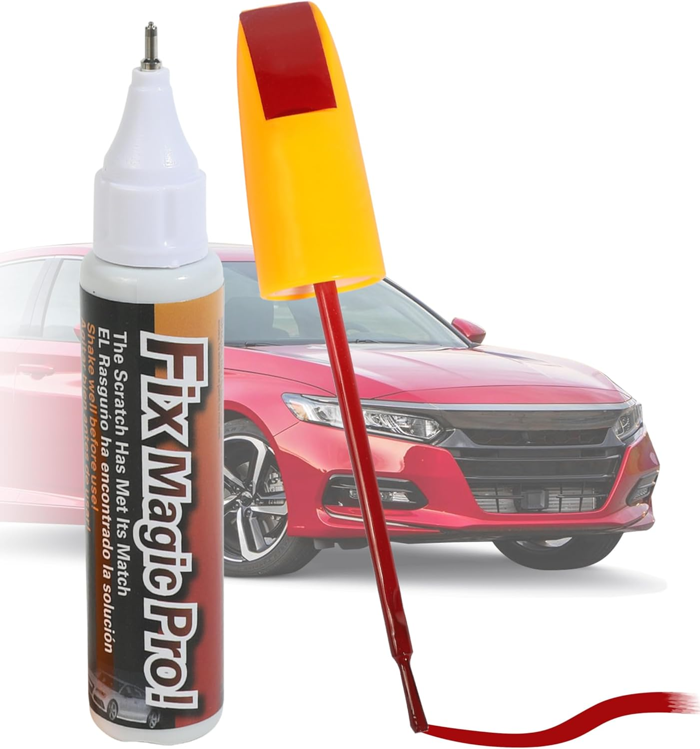 Touch up Paint Pen,Car Scratch Remover for Deep Scratches,Two-In-One Car Paint Scratch Repair Pen,Car Accessories Car Paint Pen Car Touch up Paint,Car Scratch Remover for Deep Scratches (Red) image number 1