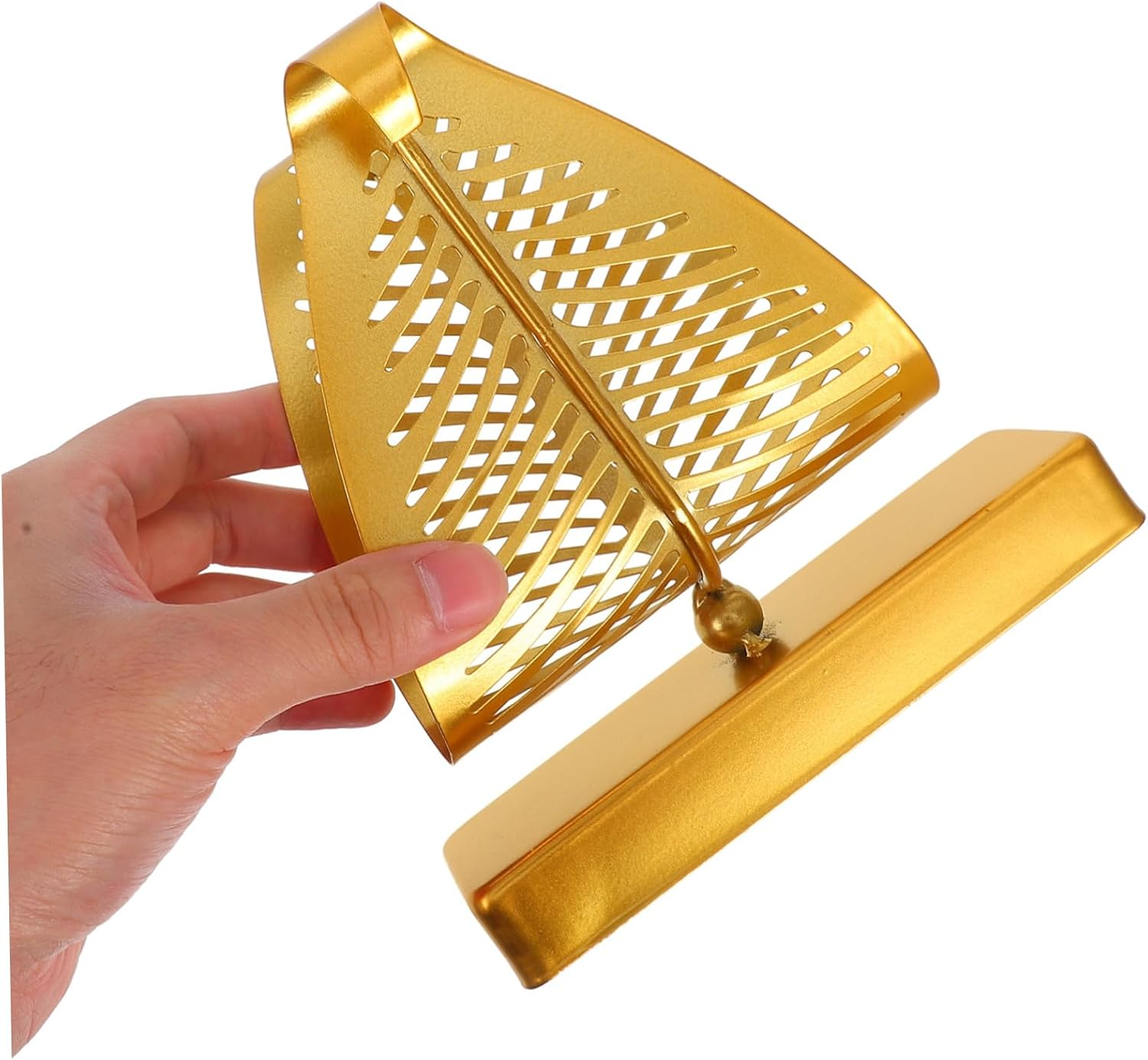 Angoily Large Napkin Holder Rustic Napkin Rack for Restaurant Kitchen Tabletop Classic Leaf Design image number 6