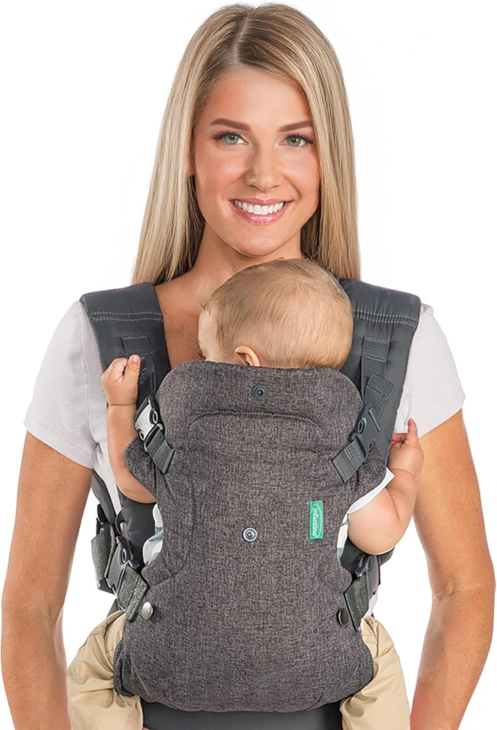 Infantino Flip Advanced 4-In-1 Convertible Carrier, Light Grey - Dark Grey image number 5