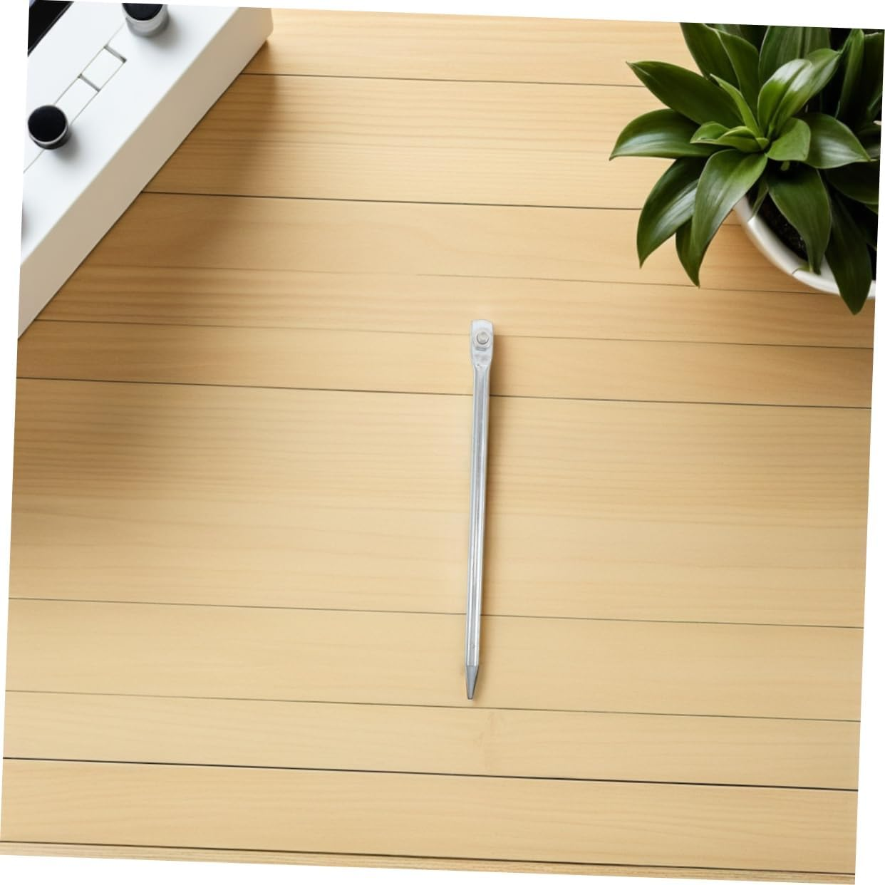 Ground Rod for Generators: 12Mmx300Mm Solid Copper Earth Pin - Earthing Grounding Bar for Home Backup Systems Antenna Grounding & Electric Fence - Silver image number 6