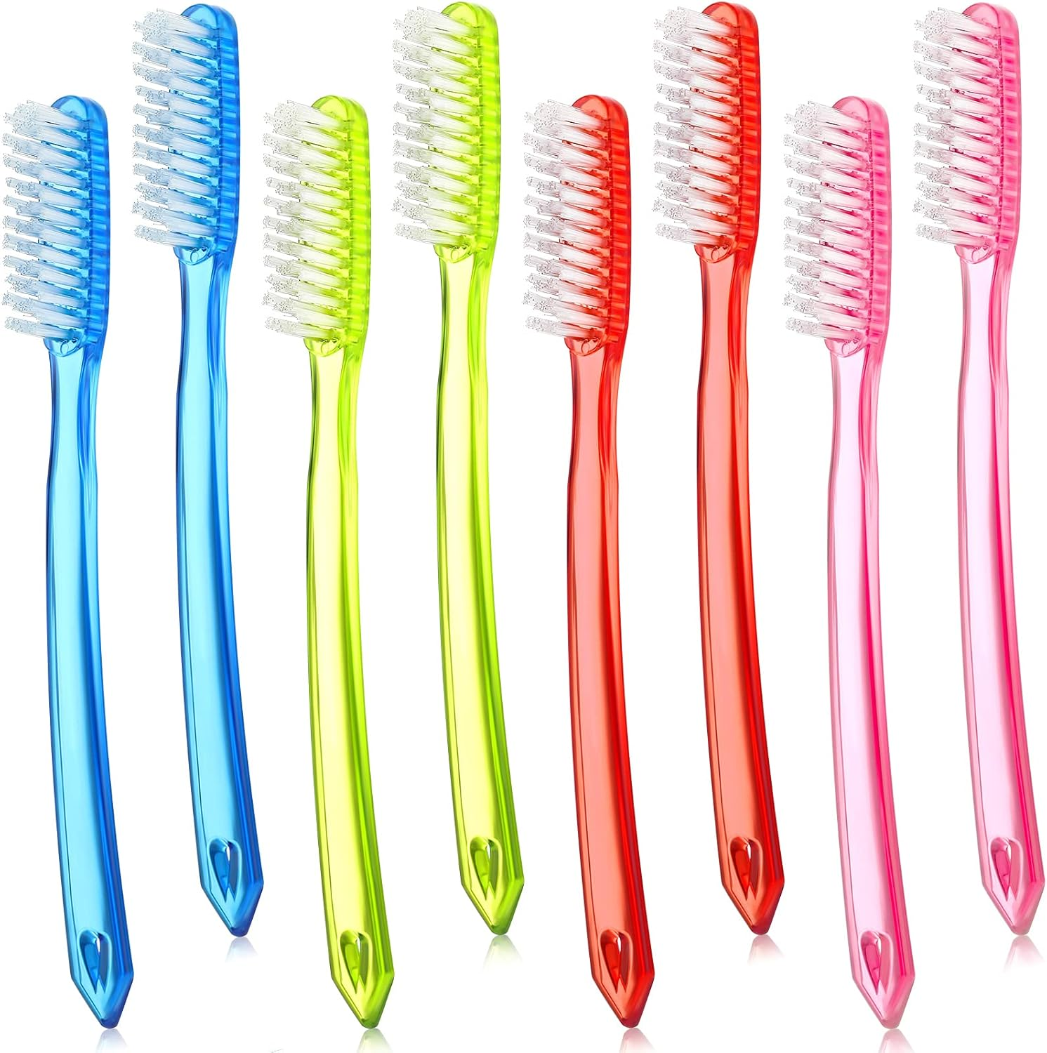 Zopeal Extra Hard and Firm Toothbrush for Adults Bulk Huge Large Long Head Bristle Full Head Manual Toothbrush for Whitening Cleaning(8 Pieces) image number 6