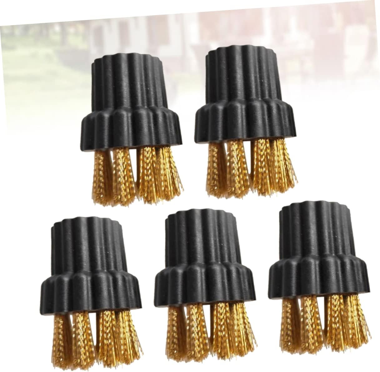 NOLITOY 10Pcs Steam Cleaner Accessories Long Handled Scrub Brush Multi-Purpose Cleaning Brush for Household Appliances Steam Cleaning Tool