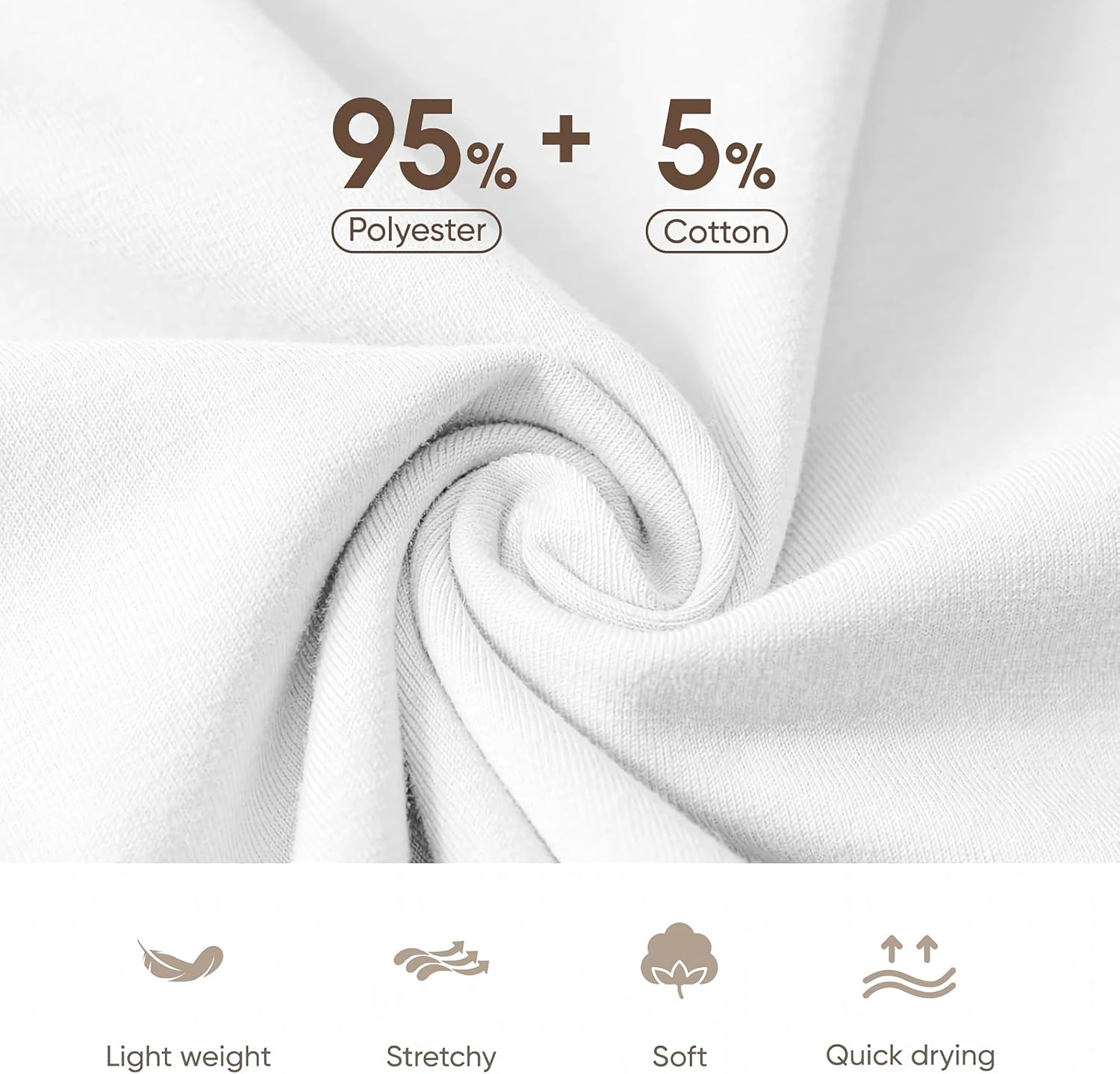 8 PCS Sports Elastic Hairband,Soft Cotton Elastic Hair Band That Non Slip Headband Doesn'T Tighten the Head,Fashionable Anti-Slip Hair Band,Suitable for Running,Outdoor Sports,Makeup,Yoga,Workout - A image number 3