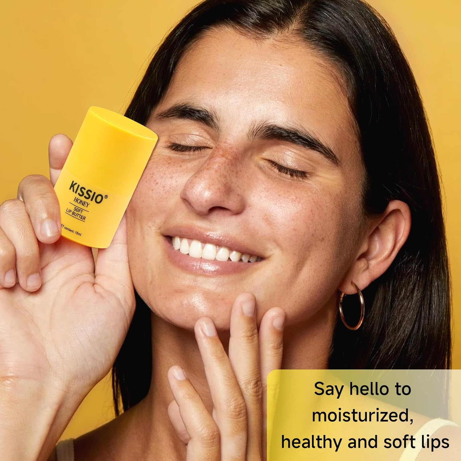 KISSIO Honey Lip Butter Set,Lip Balm with 1000 Ppm Propolis Extract,Ceramide AP and Phytosphingosine,Long-Lasting Moisture and Nourishe Lips,Lip Lines Care image number 5