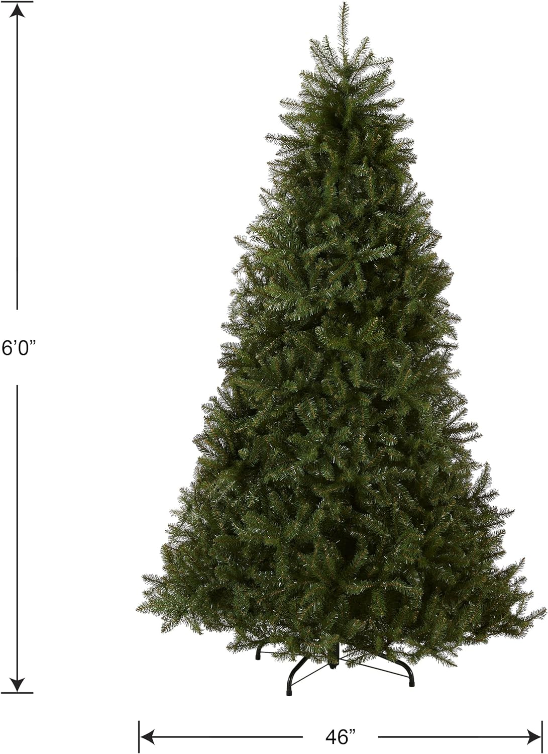National Tree Company Artificial Full Christmas Tree, Green, Dunhill Fir, Includes Stand, 6 Feet image number 5