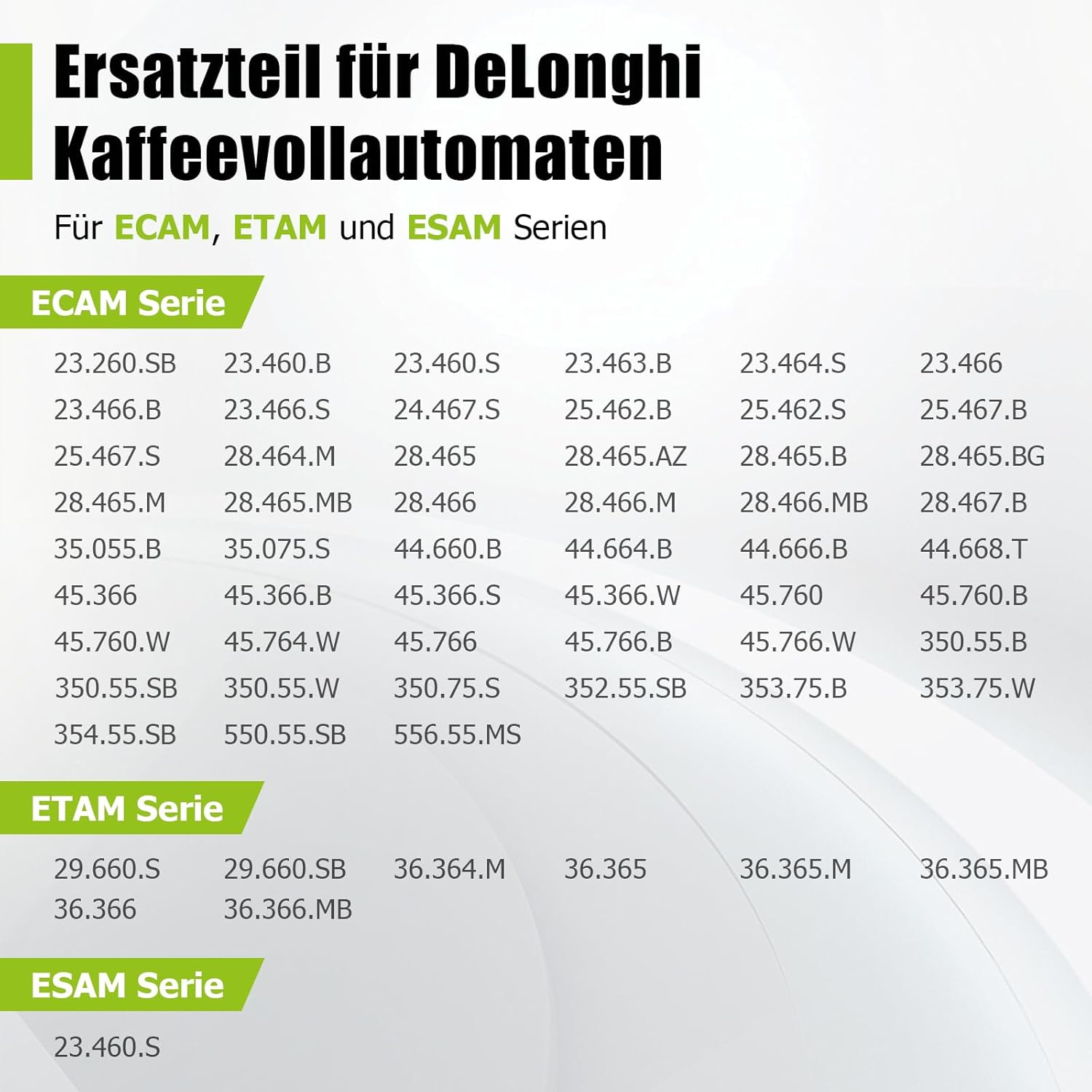 3Pcs Milk Intake Tube for Delonghi ECAM ETAM Esam, Ancable 15.7 Cm Milk Hoses Replacement for Delonghi Fully Automatic Coffee Machines with Lattecrema System 5313232961 image number 1