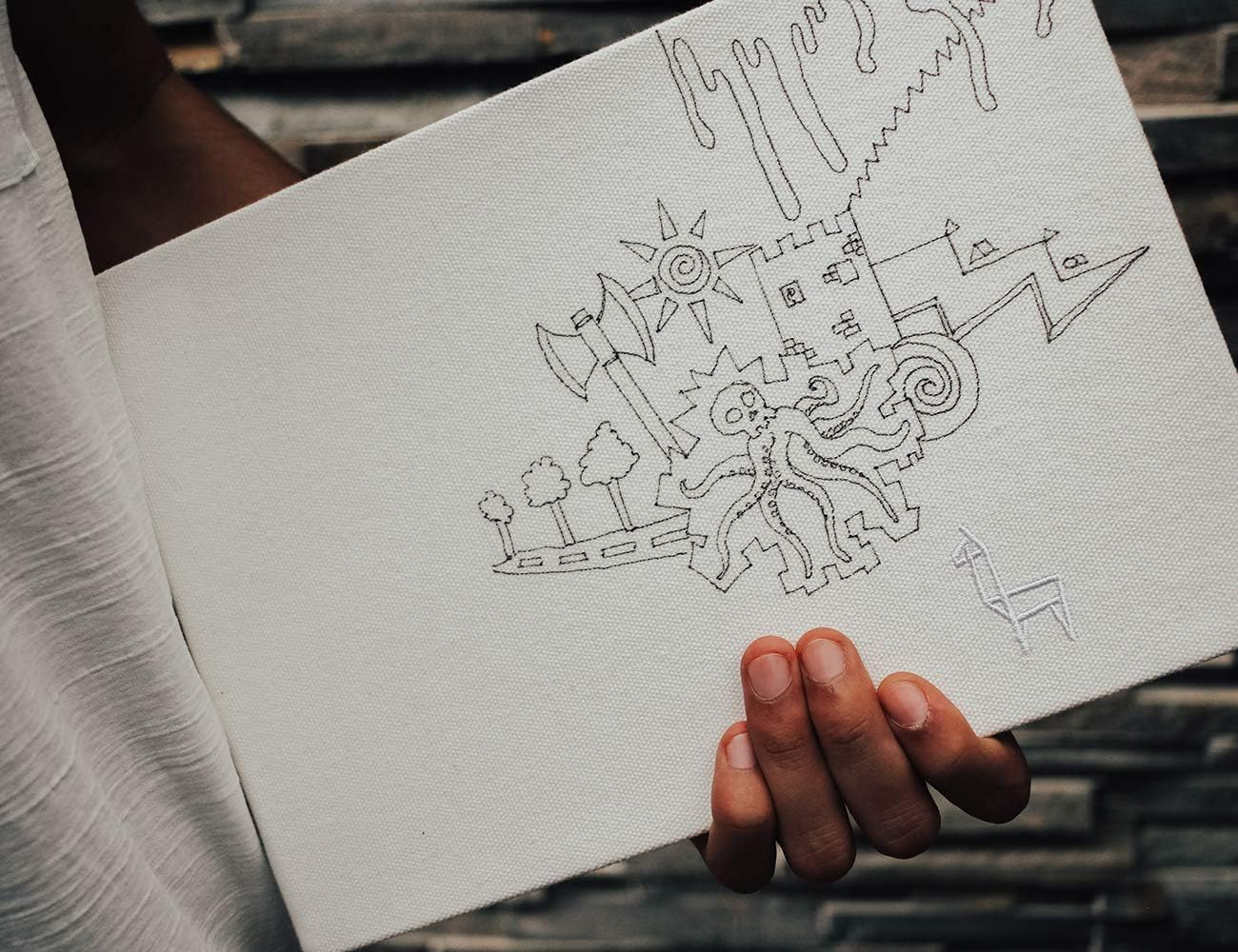 Etchr Mixed Media Sketchbooks for Drawing and Painting I A5 5.8X8.3In Hot Press Smooth 100 Percent Cotton Sketch Watercolor Paper I Vegan Friendly I 54 Pages Landscape Format image number 2