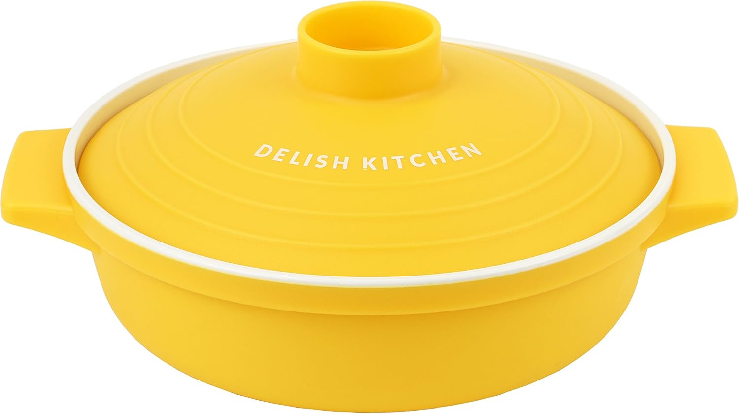 Delish Kitchen CC-1346 Pearl Metal Microwave Cooker, Navy, Microwave Cooker, 7.1 Inches (18 Cm)