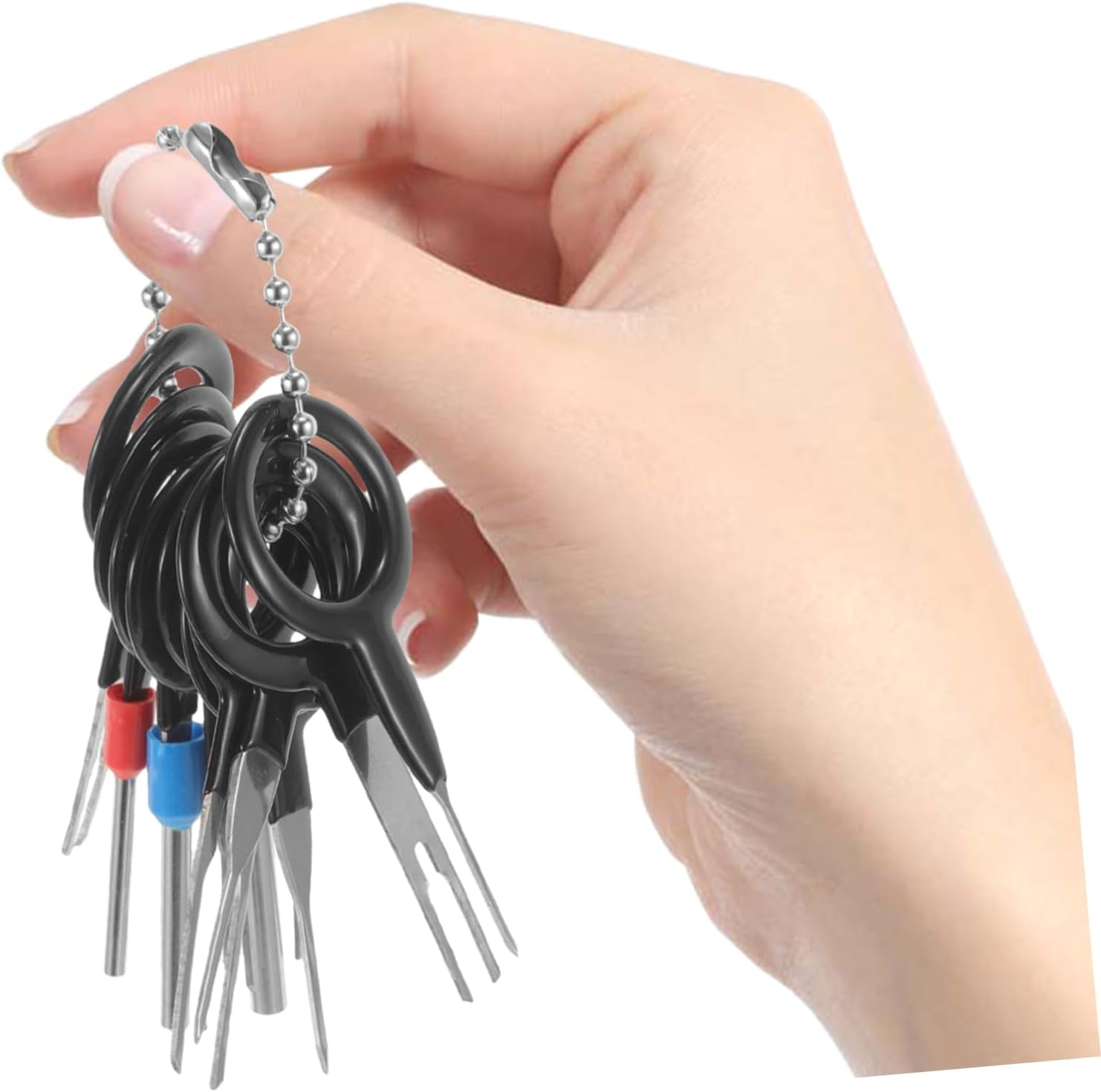 Alipis 14Pcs Car Terminal Tool Kit Electrical Pin Extractor Set Vehicle Wire Harness Terminal Ejector Tools for Mechanics Automotive Electrical System Repair