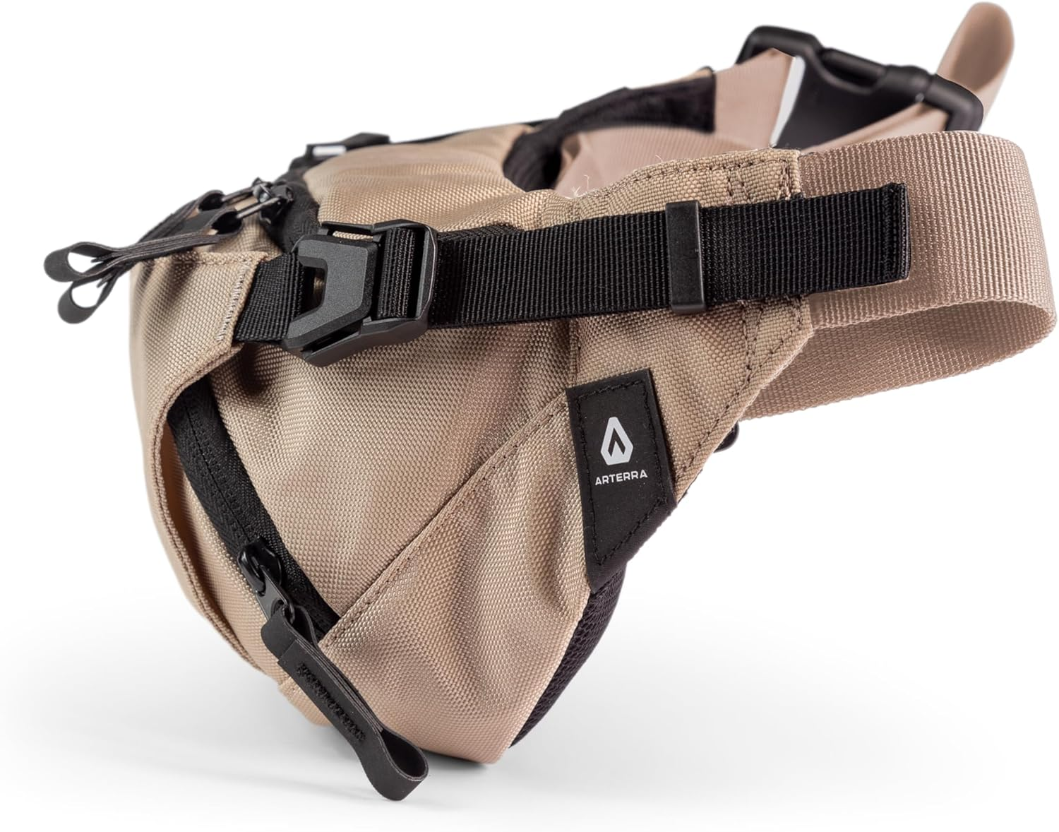 Falcon2L Ultralight Fanny Pack | Crossbody Belt Bag for Men & Women | Compact Waist Pack Sling for Essentials | Expandable External Carry Water-Resistant for Outdoor Travel & Everyday, Dune Tan, One image number 1