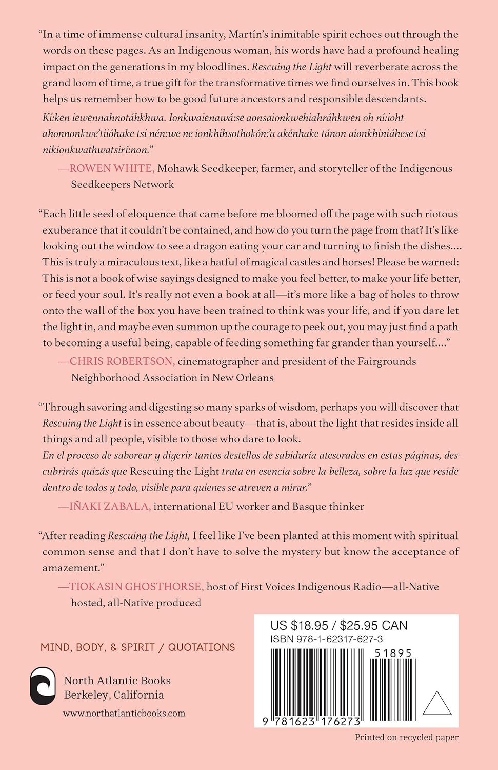 Rescuing the Light: Quotes from the Oral Teachings of Mart&iacute;n Prechtel image number 1